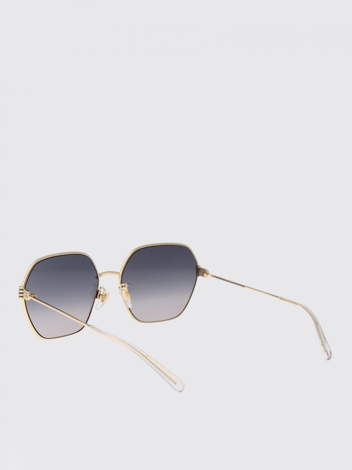GUCCI OCCHIALI DA SOLE: Occhiali da sole GG1285SA Gucci in metallo , Blue - Img 3