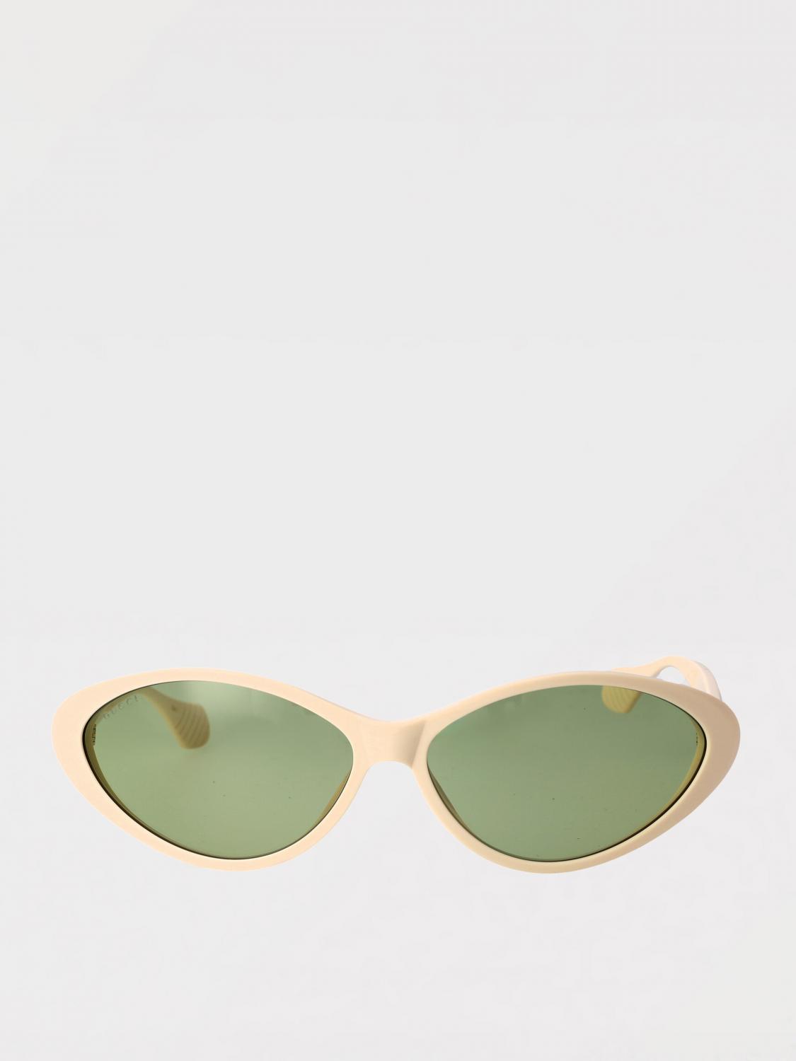 GUCCI OCCHIALI DA SOLE: Occhiali da sole GG1377S Gucci in acetato , Avorio - Img 2