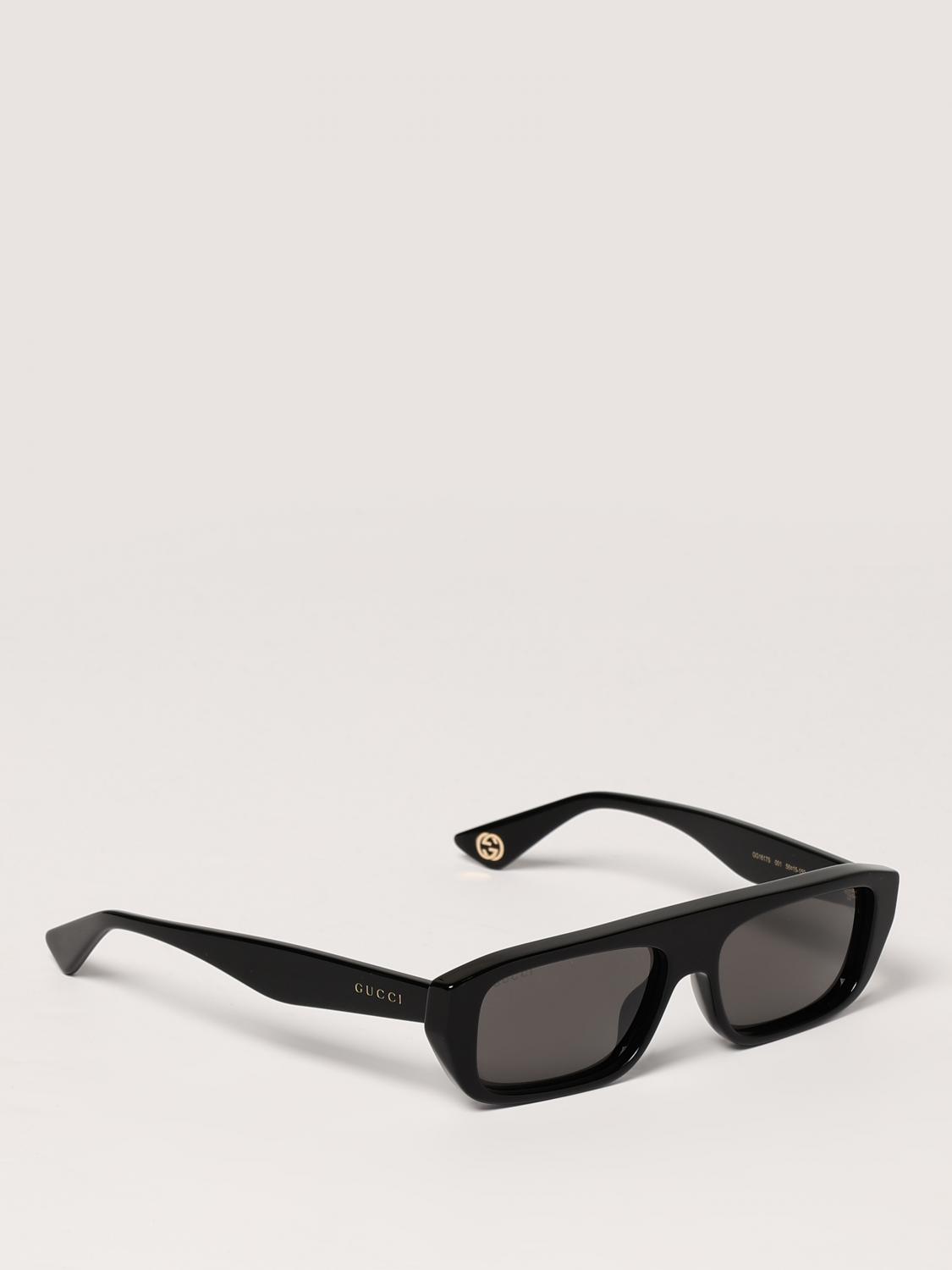 GUCCI SUNGLASSES: Sunglasses men Gucci, Black - Img 1