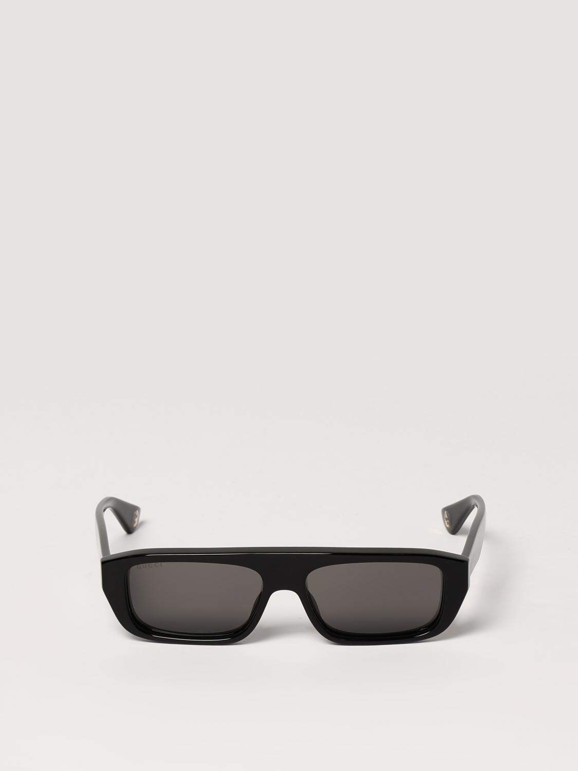 GUCCI SUNGLASSES: Sunglasses men Gucci, Black - Img 3
