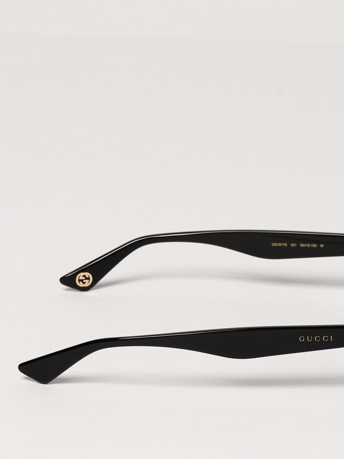 GUCCI SUNGLASSES: Sunglasses men Gucci, Black - Img 4