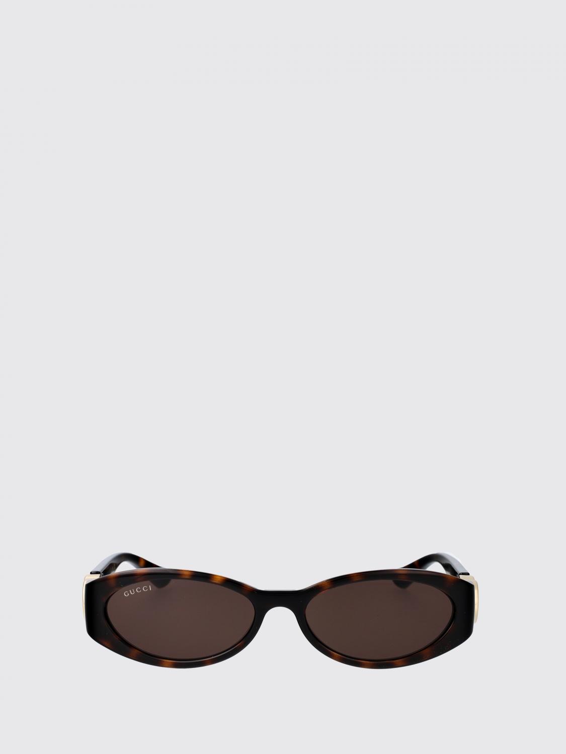 GUCCI OCCHIALI DA SOLE: Occhiali da sole GG Gucci in acetato , Marrone - Img 2