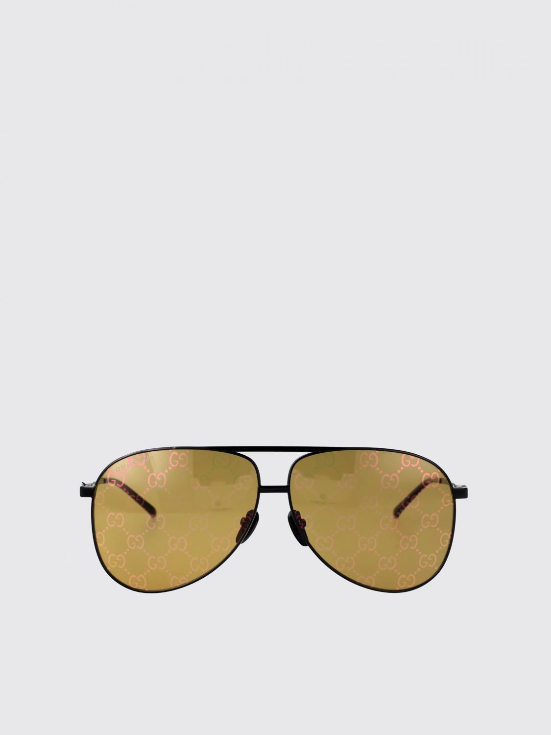 GUCCI SUNGLASSES: Sunglasses men Gucci, Black - Img 2