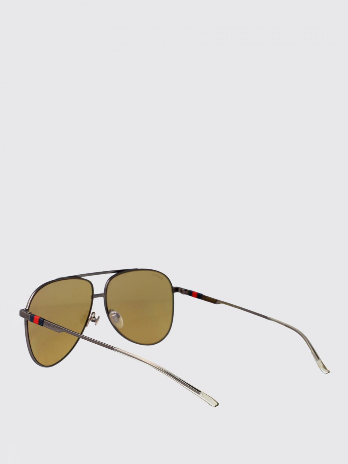 GUCCI OCCHIALI DA SOLE: Occhiali da sole GG1677S Gucci in metallo , Silver - Img 3