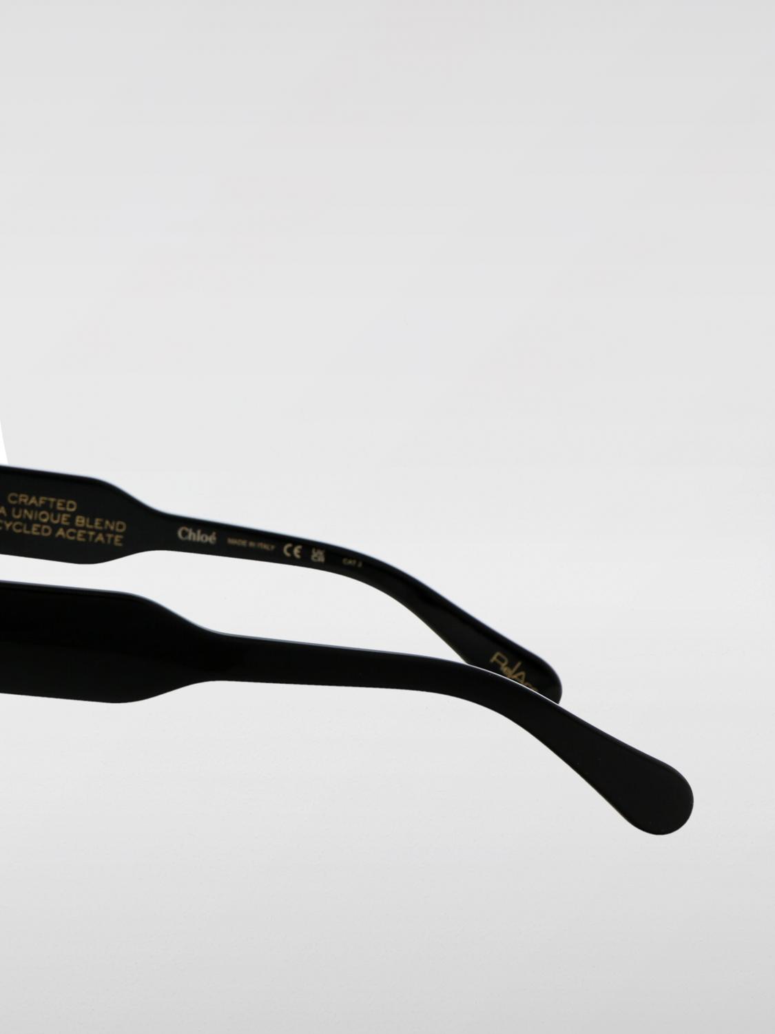 CHLOÉ LUNETTES DE SOLEIL: Lunettes de soleil femme ChloÉ, Noir - Img 4