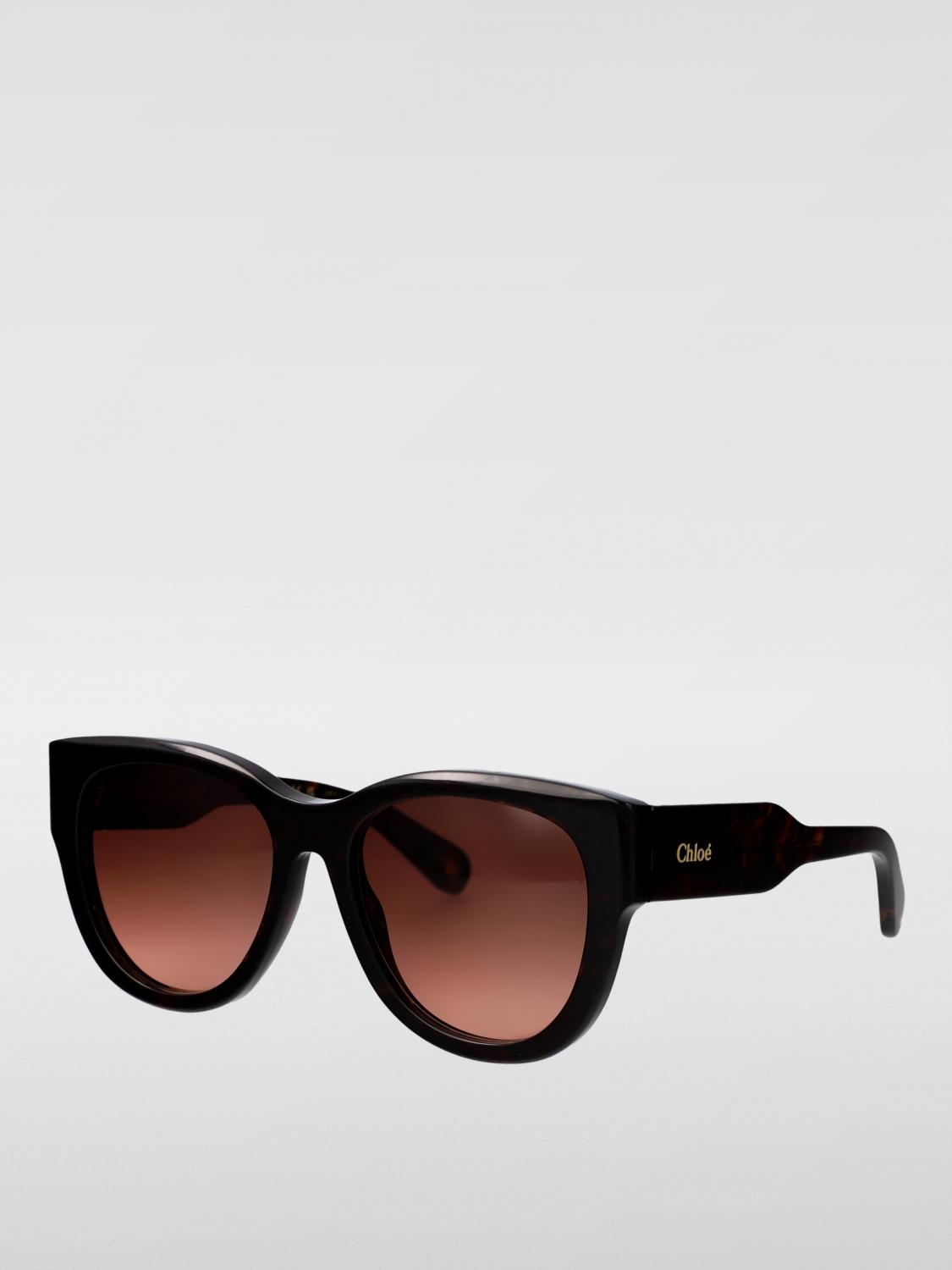 CHLOÉ OCCHIALI DA SOLE: Occhiali da sole CH0192S Chloè in acetato, Marrone - Img 1