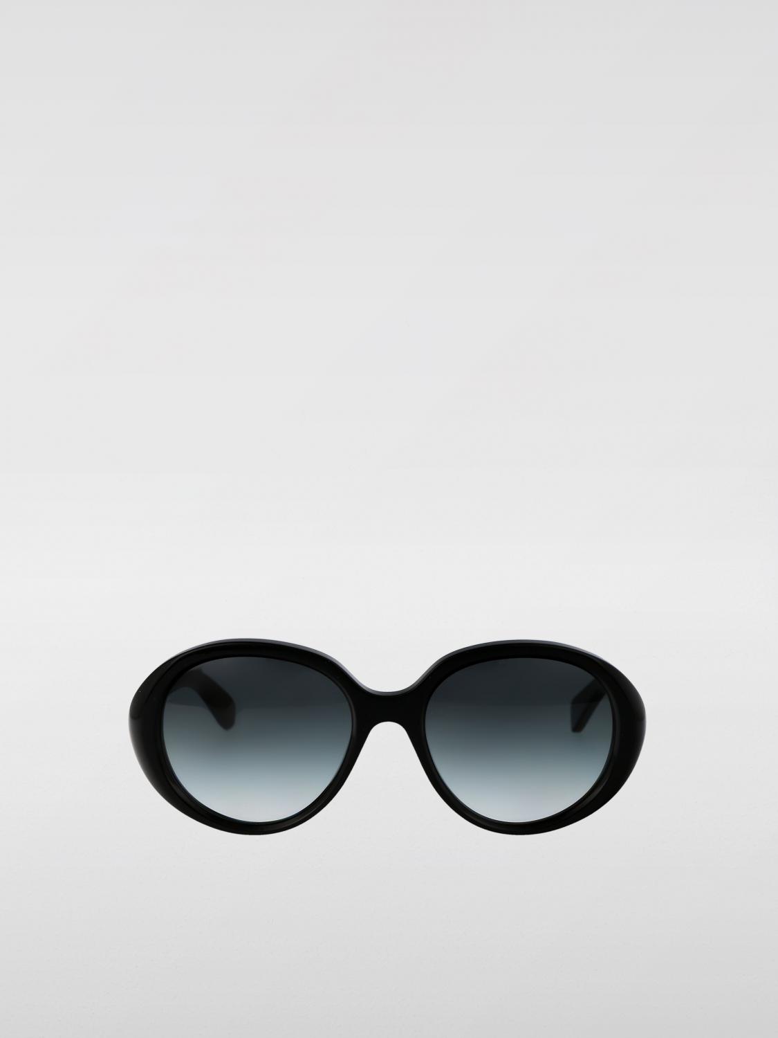 CHLOÉ OCCHIALI DA SOLE: Occhiali da sole Chloè in acetato , Nero - Img 2