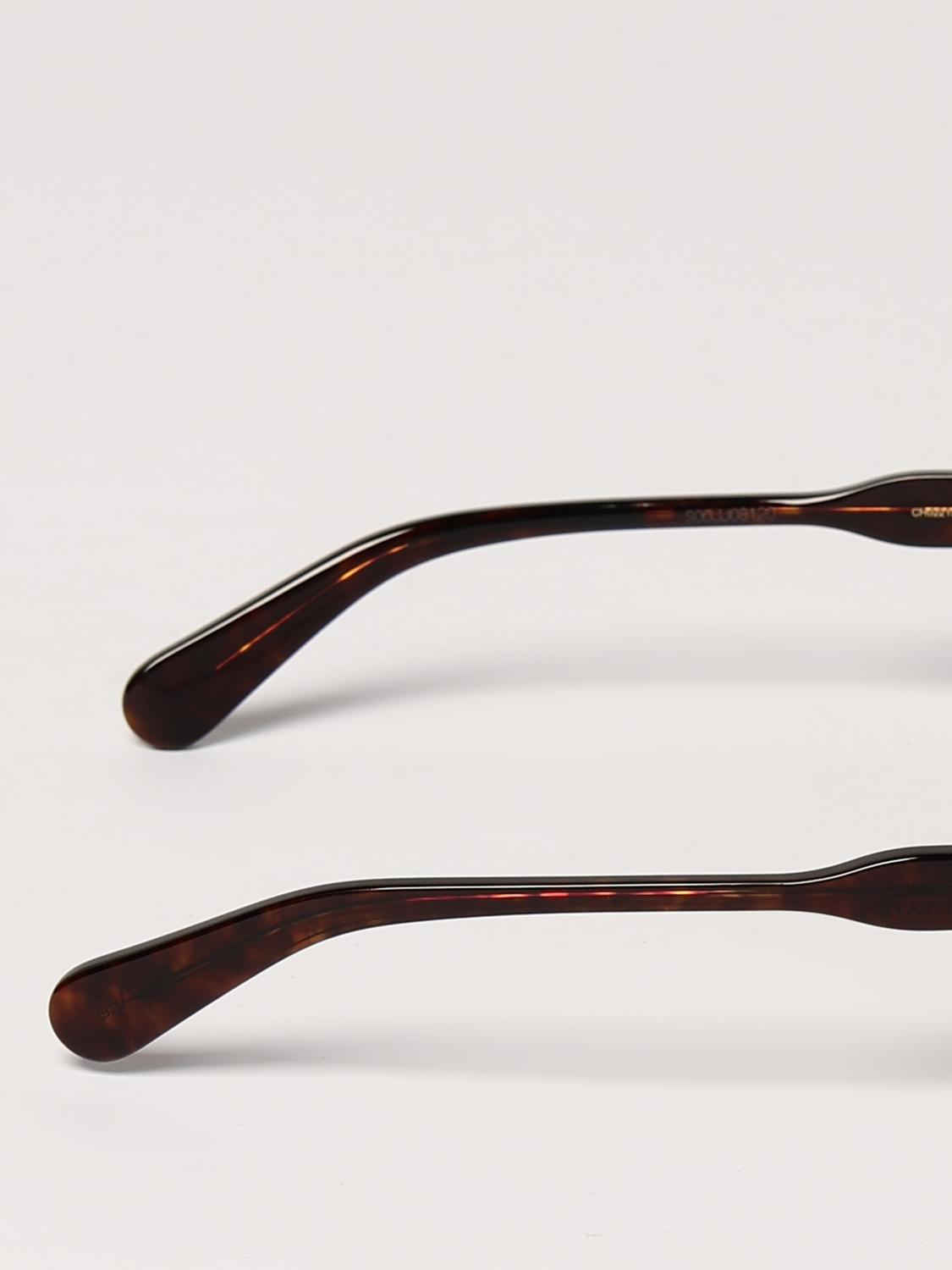 CHLOÉ OCCHIALI DA SOLE: Occhiali da sole Chloè in acetato , Marrone - Img 4