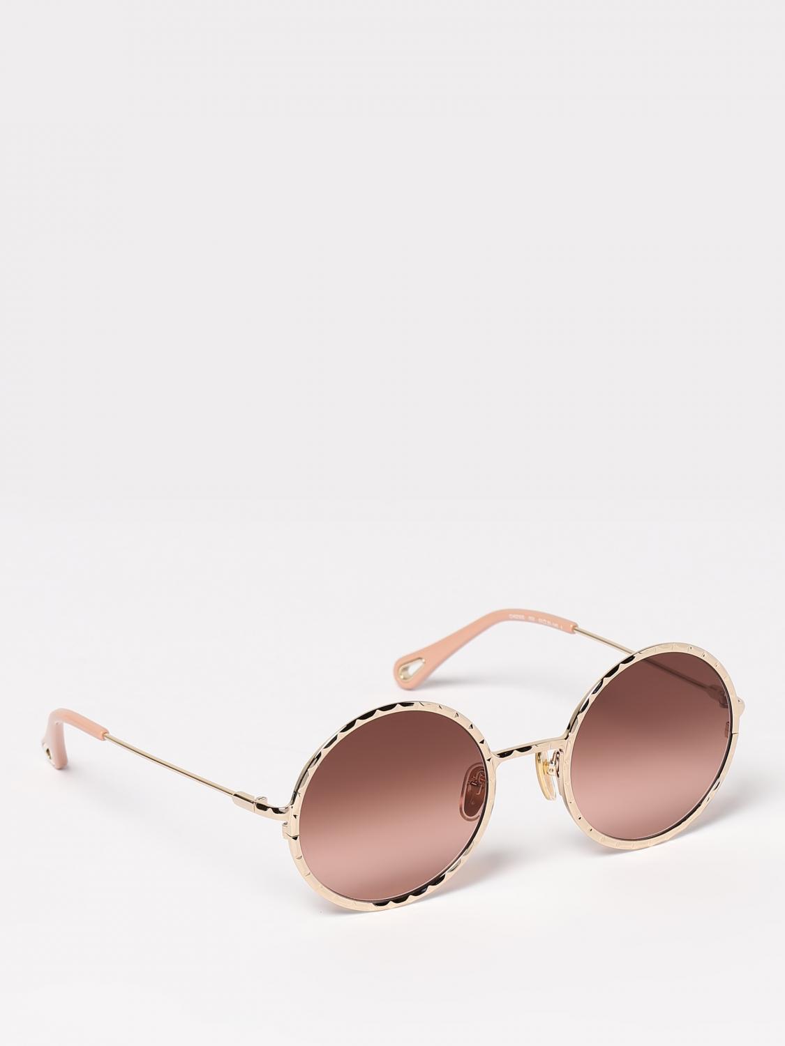 CHLOÉ SONNENBRILLE: Panthos Sonnenbrille Chloé, Gold - Img 1