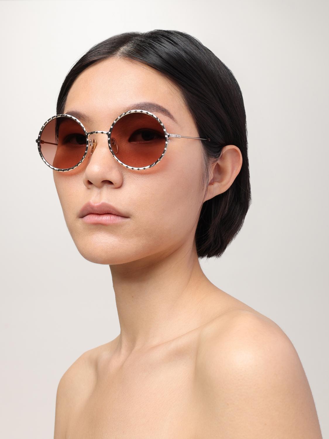 CHLOÉ SONNENBRILLE: Panthos Sonnenbrille Chloé, Gold - Img 2