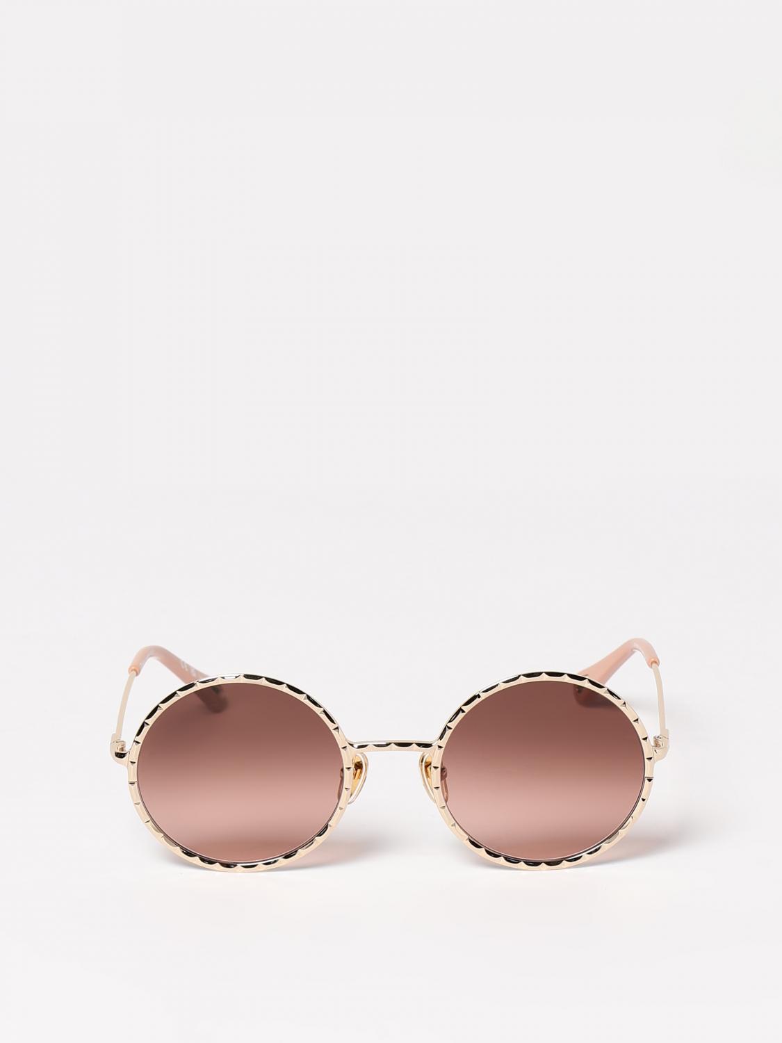 CHLOÉ SONNENBRILLE: Panthos Sonnenbrille Chloé, Gold - Img 3