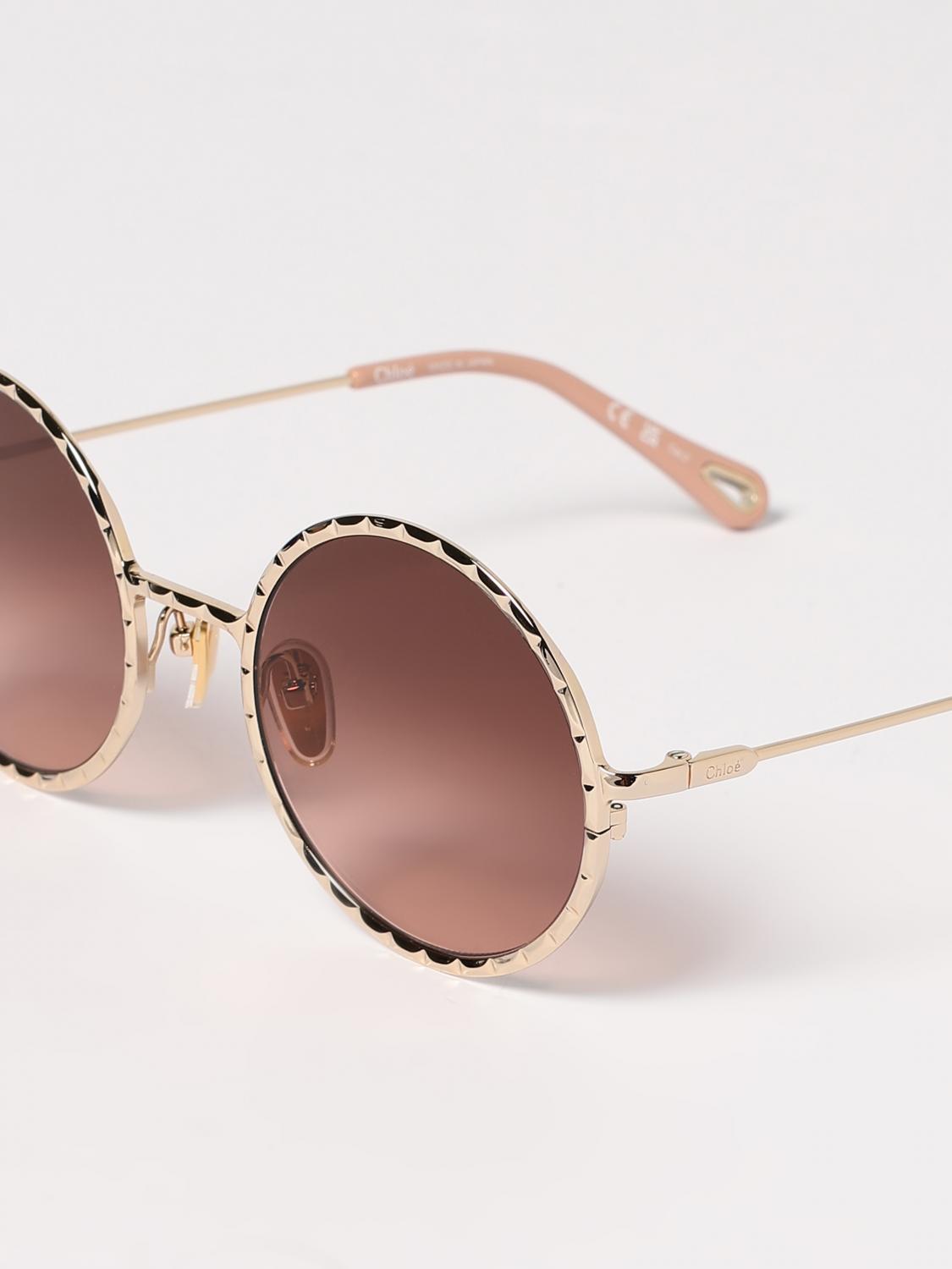 CHLOÉ SONNENBRILLE: Panthos Sonnenbrille Chloé, Gold - Img 5