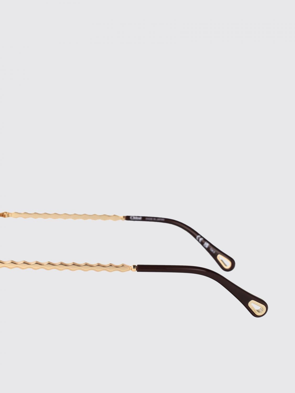 CHLOÉ SUNGLASSES: Sunglasses woman ChloÉ, Gold - Img 4