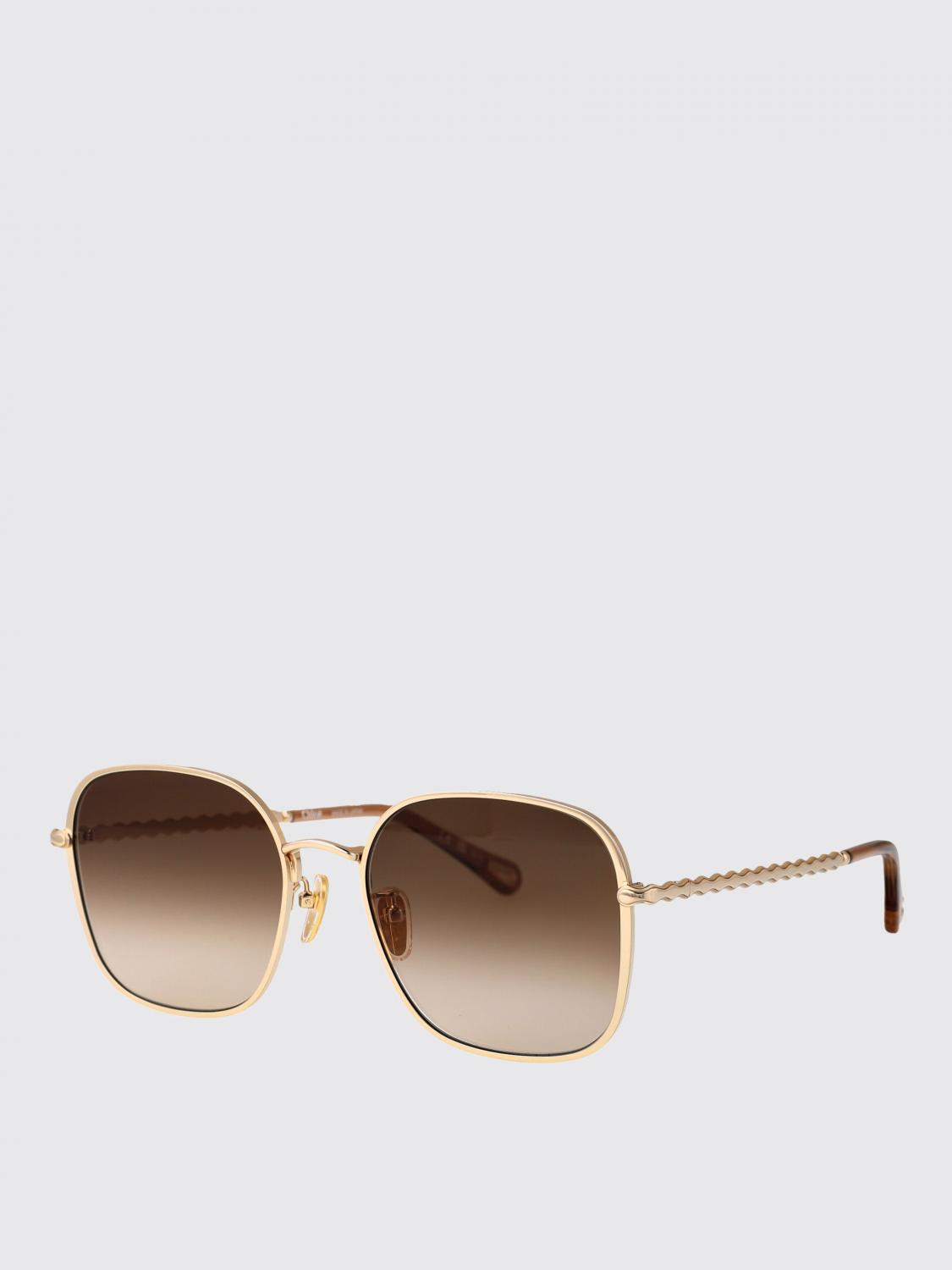 CHLOÉ SUNGLASSES: CH0255SK Chloè Metal Sunglasses, Gold - Img 1