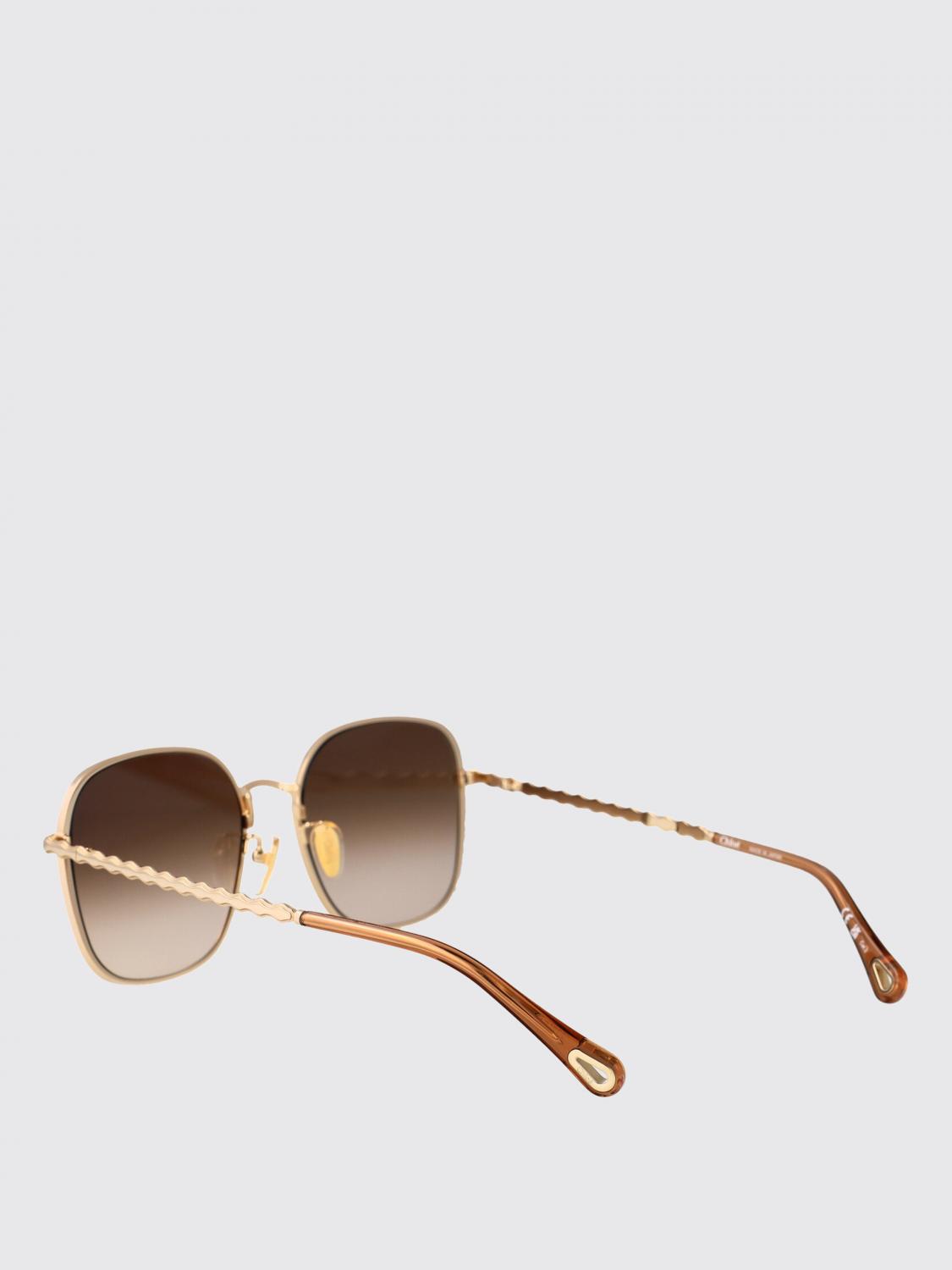 CHLOÉ SUNGLASSES: CH0255SK Chloè Metal Sunglasses, Gold - Img 3
