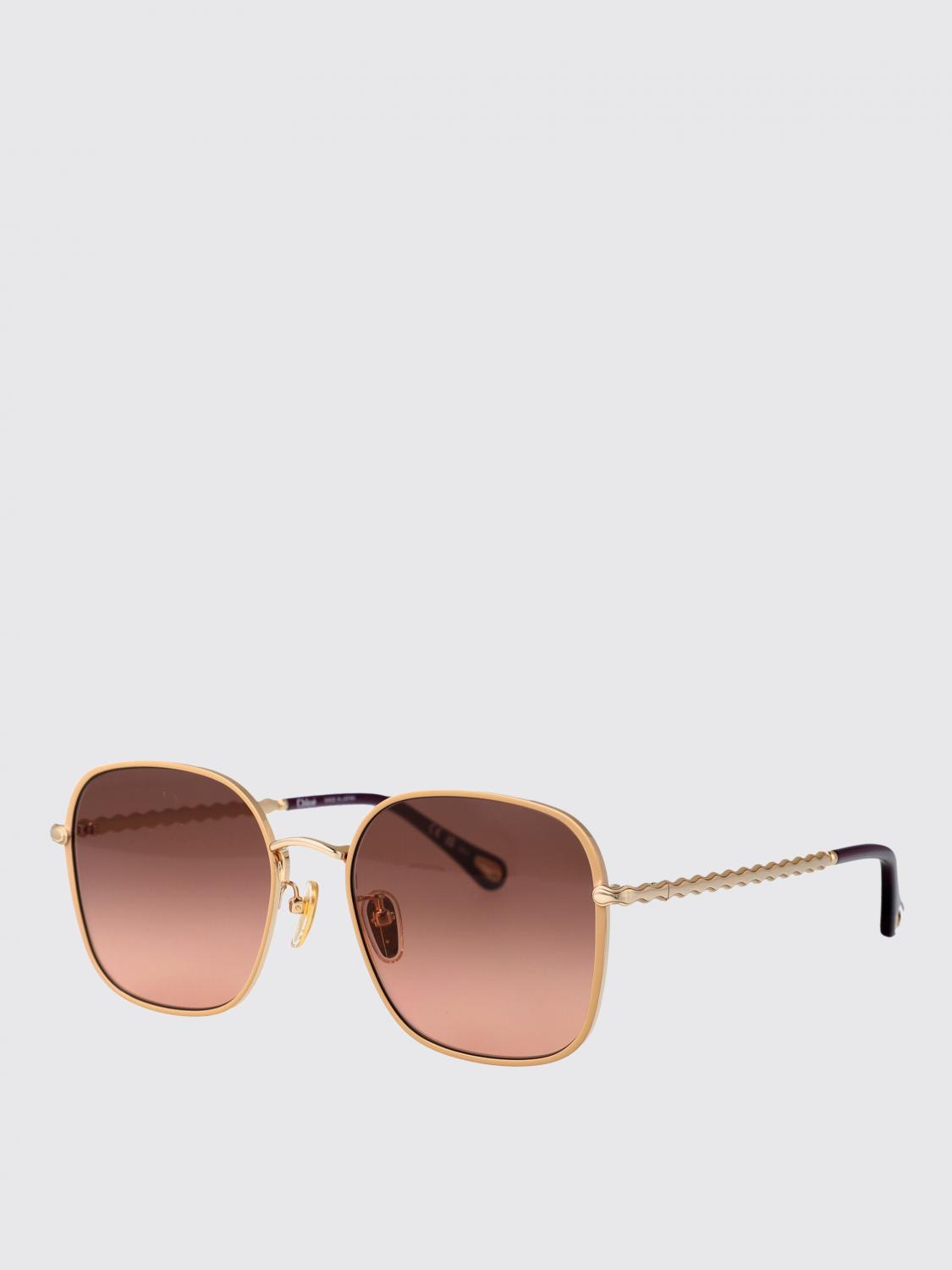 CHLOÉ SONNENBRILLE: CH0255SK Chloè Sonnenbrille aus Metall, Rose Gold - Img 1
