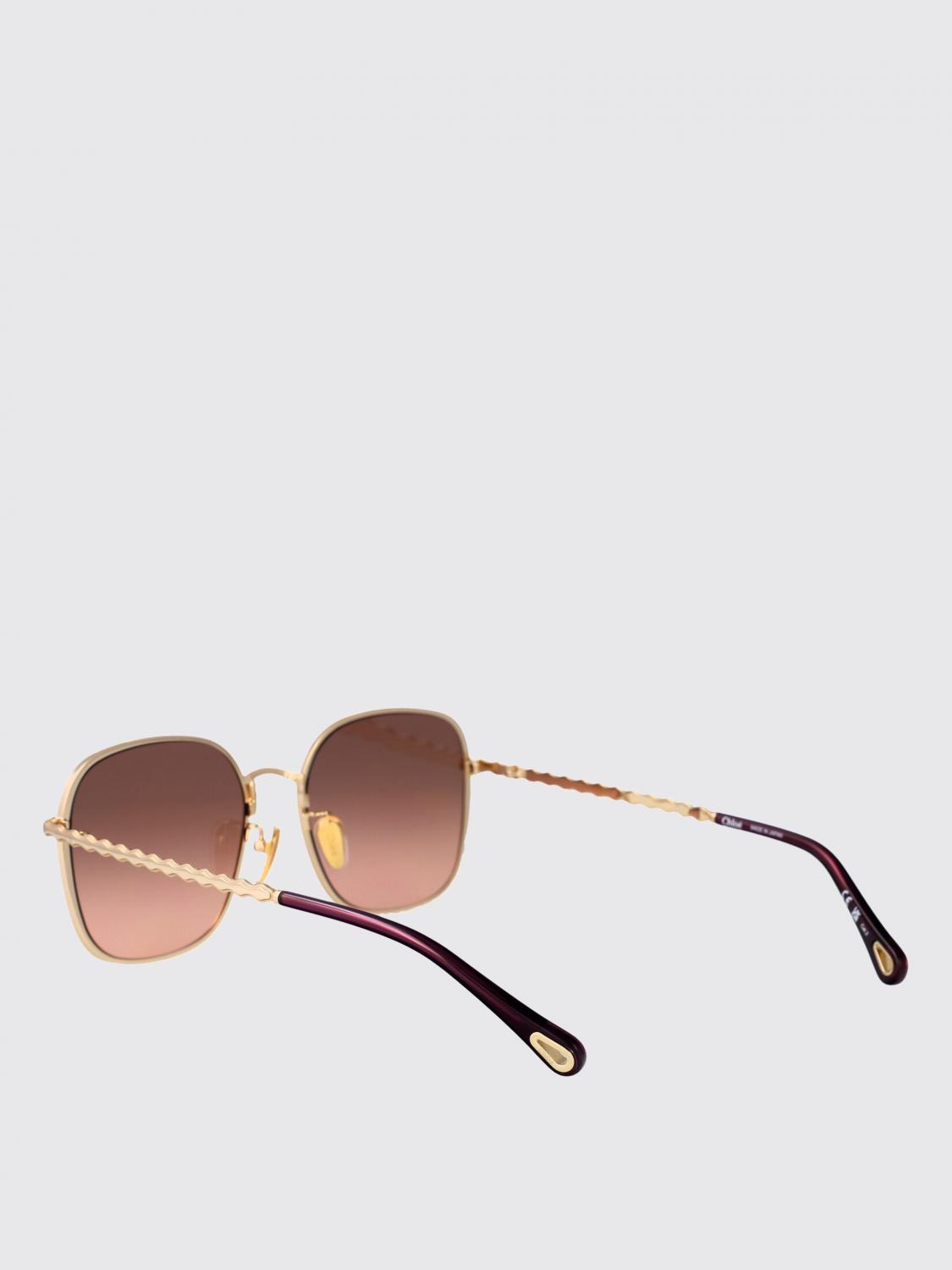 CHLOÉ SONNENBRILLE: CH0255SK Chloè Sonnenbrille aus Metall, Rose Gold - Img 3
