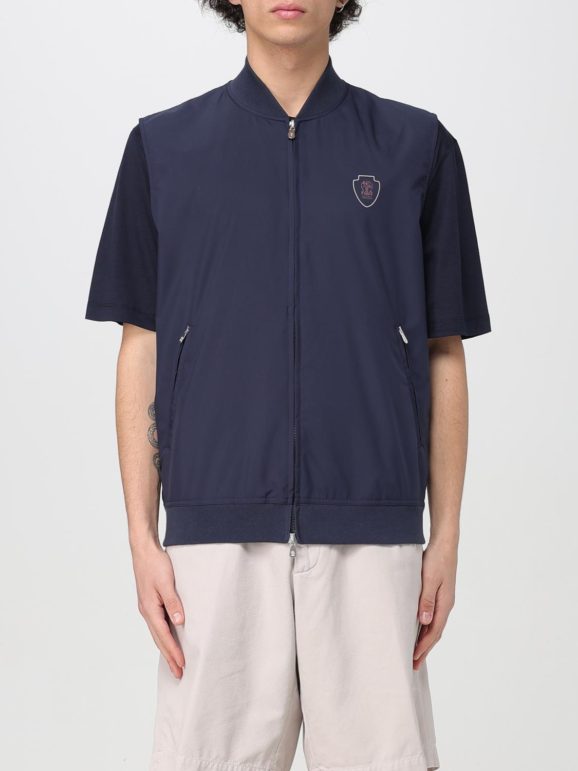 Brunello Cucinelli Sweatshirt men - Navy | MB4229083T | GIGLIO.COM