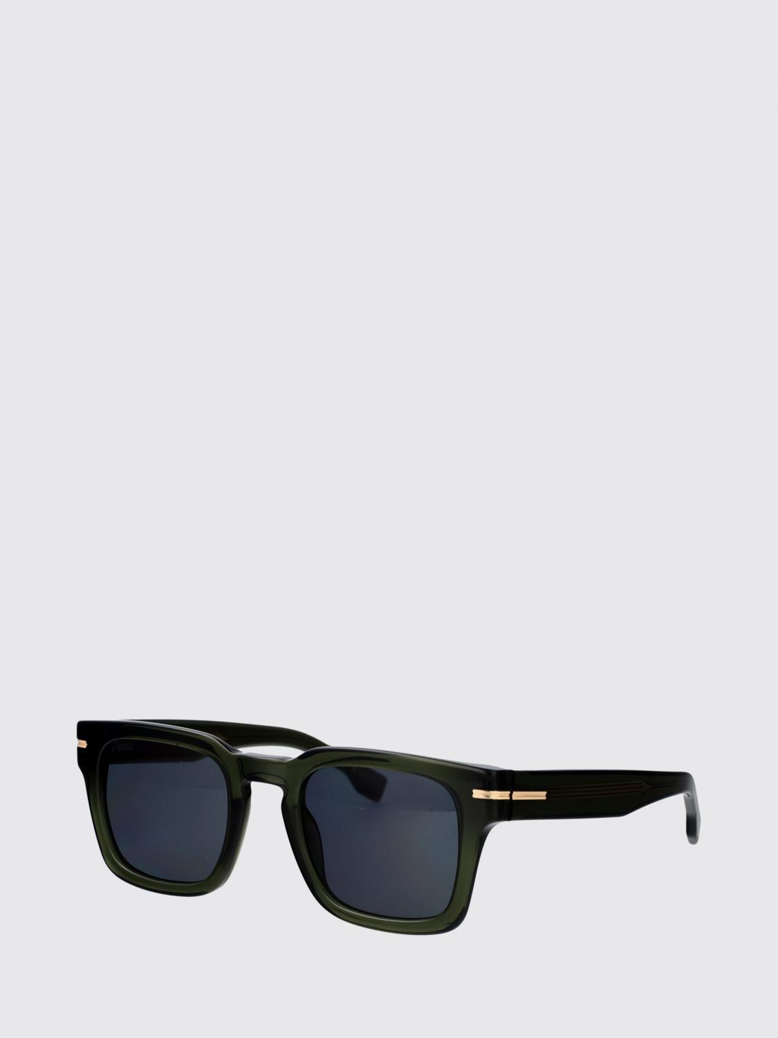 BOSS SUNGLASSES: Boss Acetate Sunglasses, Green - Img 1