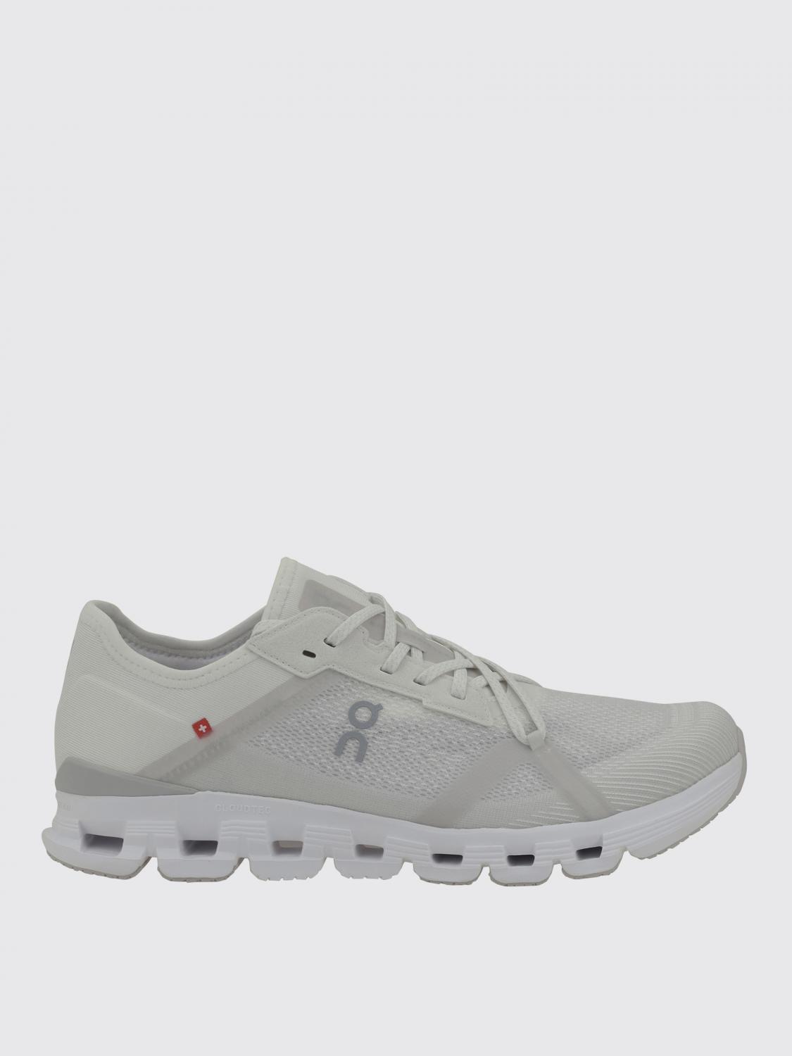 ON RUNNING SNEAKERS: Sneakers Cloud X 4 AD On in mesh riciclato , Bianco - Img 1