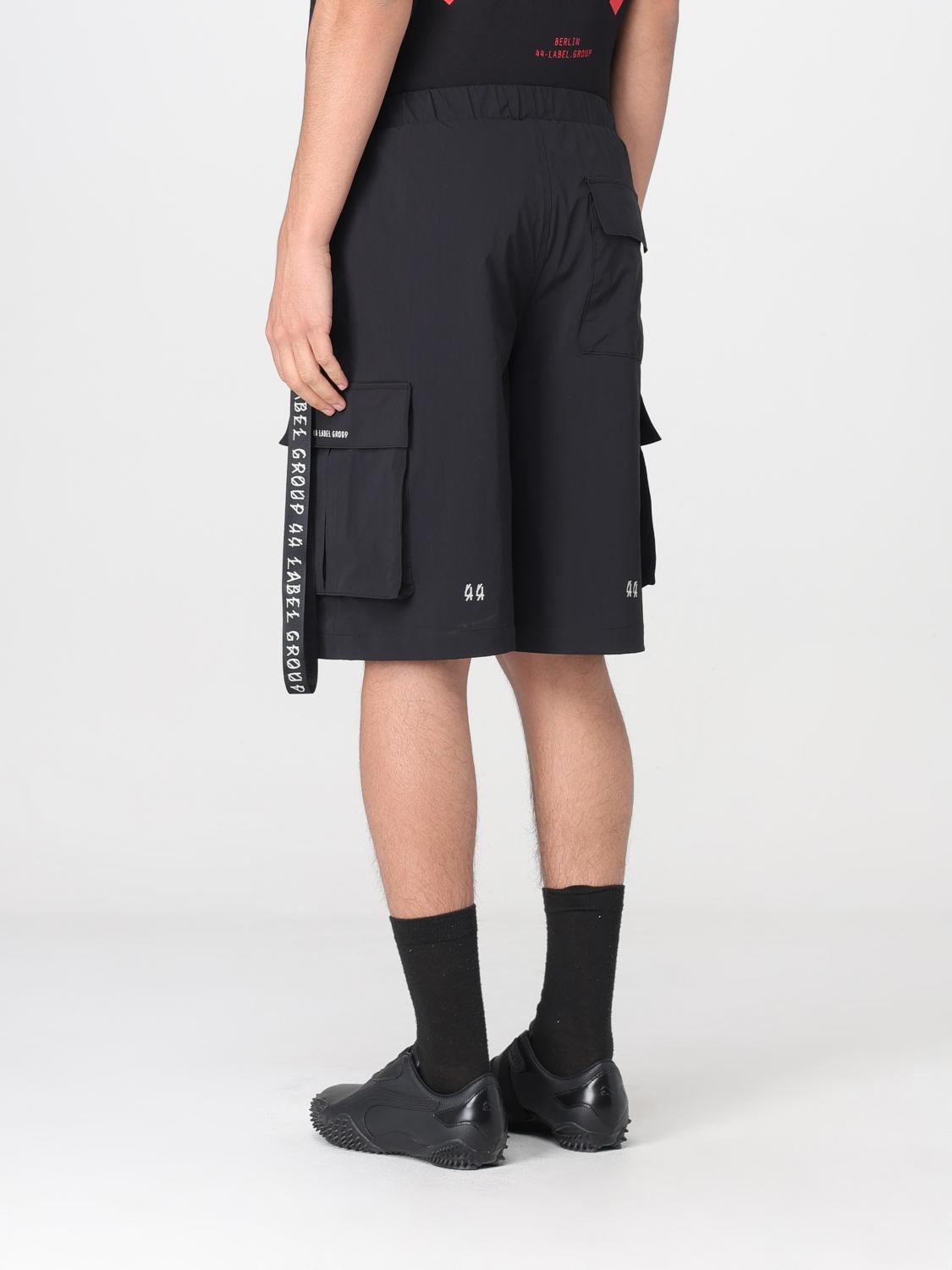44 LABEL GROUP PANTALONES CORTOS: Pantalones cortos hombre 44 Label Group, Negro - Img 3