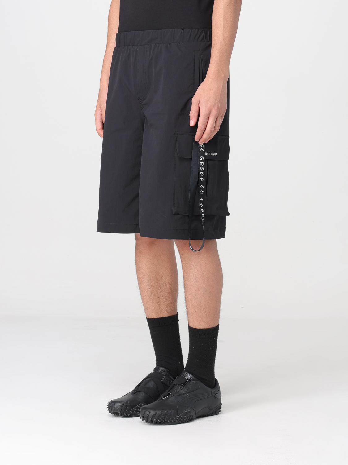 44 LABEL GROUP PANTALONES CORTOS: Pantalones cortos hombre 44 Label Group, Negro - Img 4