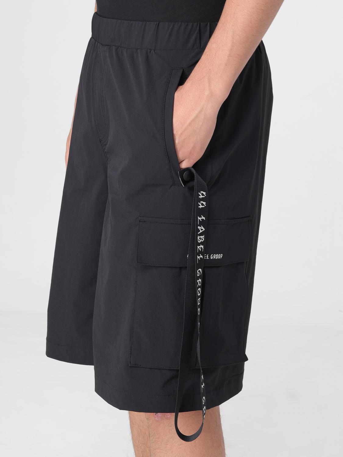 44 LABEL GROUP PANTALONES CORTOS: Pantalones cortos hombre 44 Label Group, Negro - Img 5