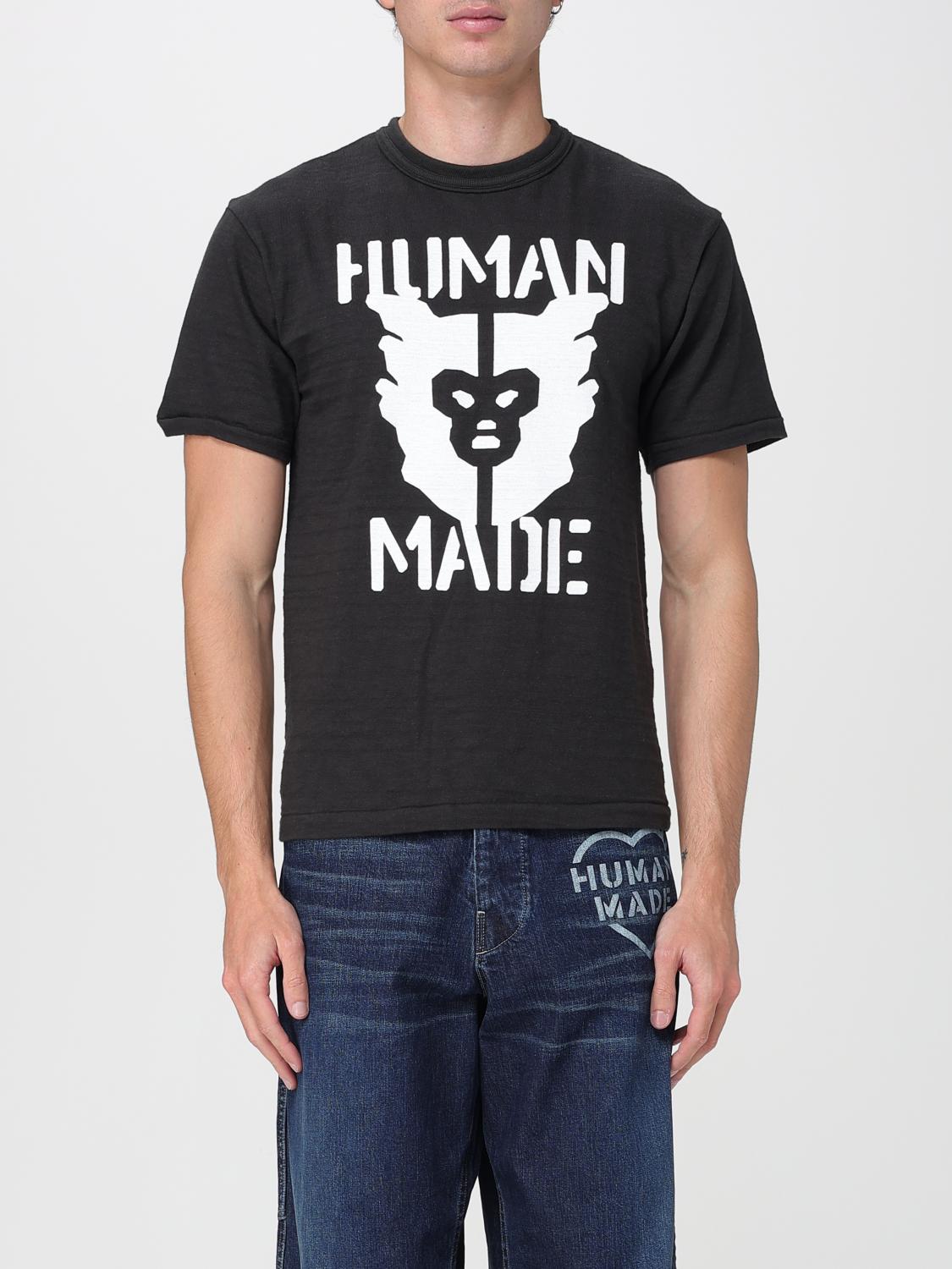 HUMAN MADE T-SHIRT: T-shirt men Human Made, Black - Img 1