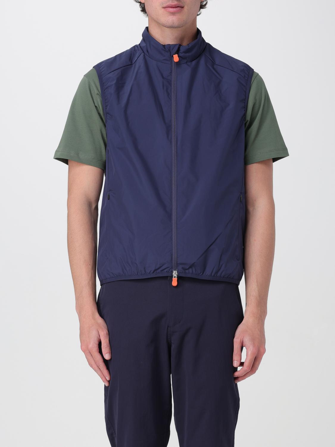 SAVE THE DUCK CHALECO: Chaqueta hombre Save The Duck, Azul Oscuro - Img 1