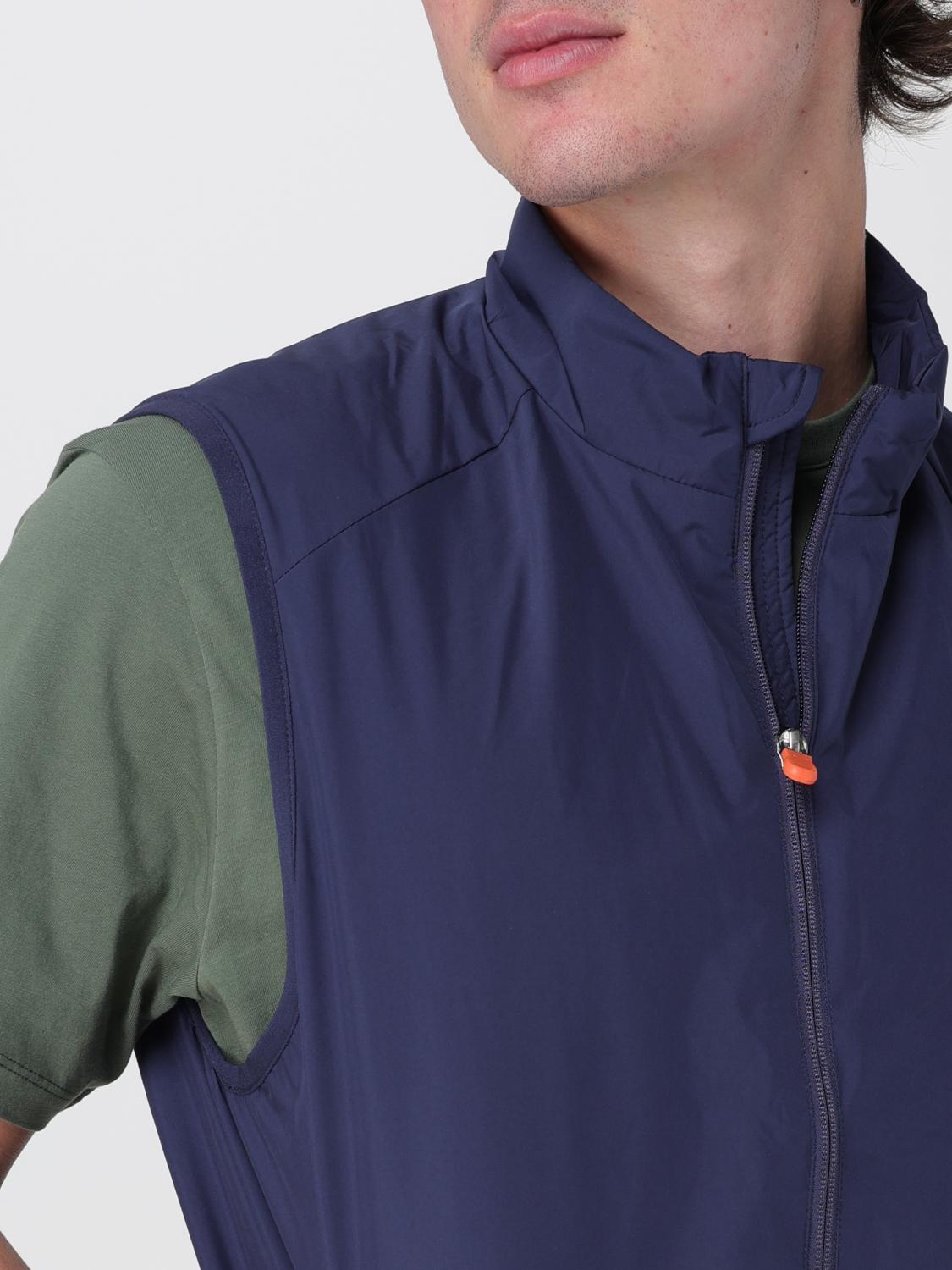 SAVE THE DUCK CHALECO: Chaqueta hombre Save The Duck, Azul Oscuro - Img 4