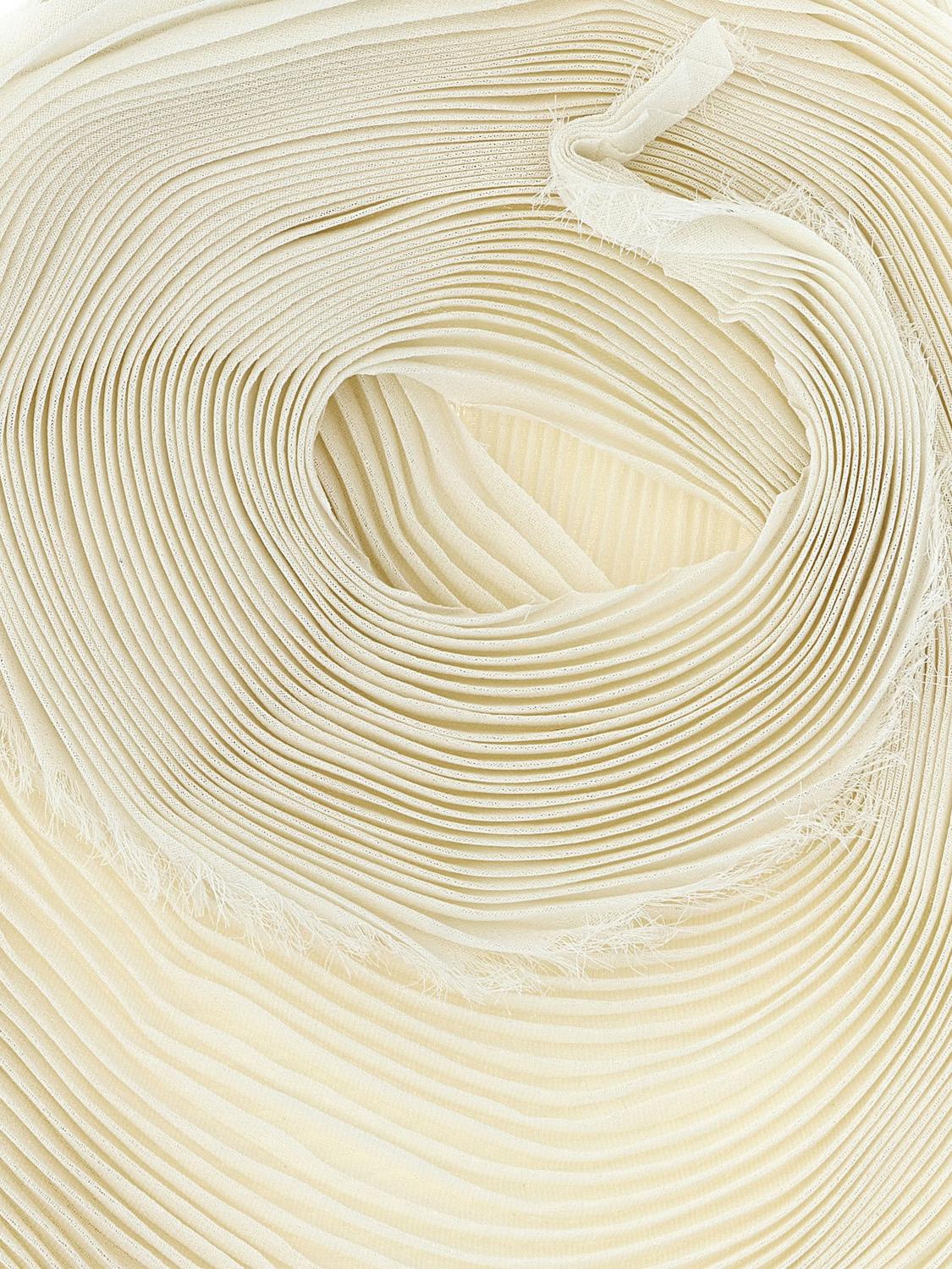 ISSEY MIYAKE BUFANDA: Bufanda mujer Issey Miyake, Blanco - Img 2