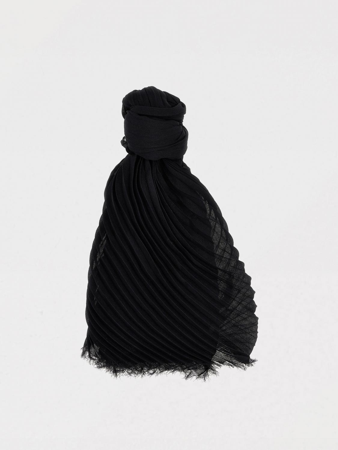 ISSEY MIYAKE BUFANDA: Bufanda mujer Issey Miyake, Negro - Img 1
