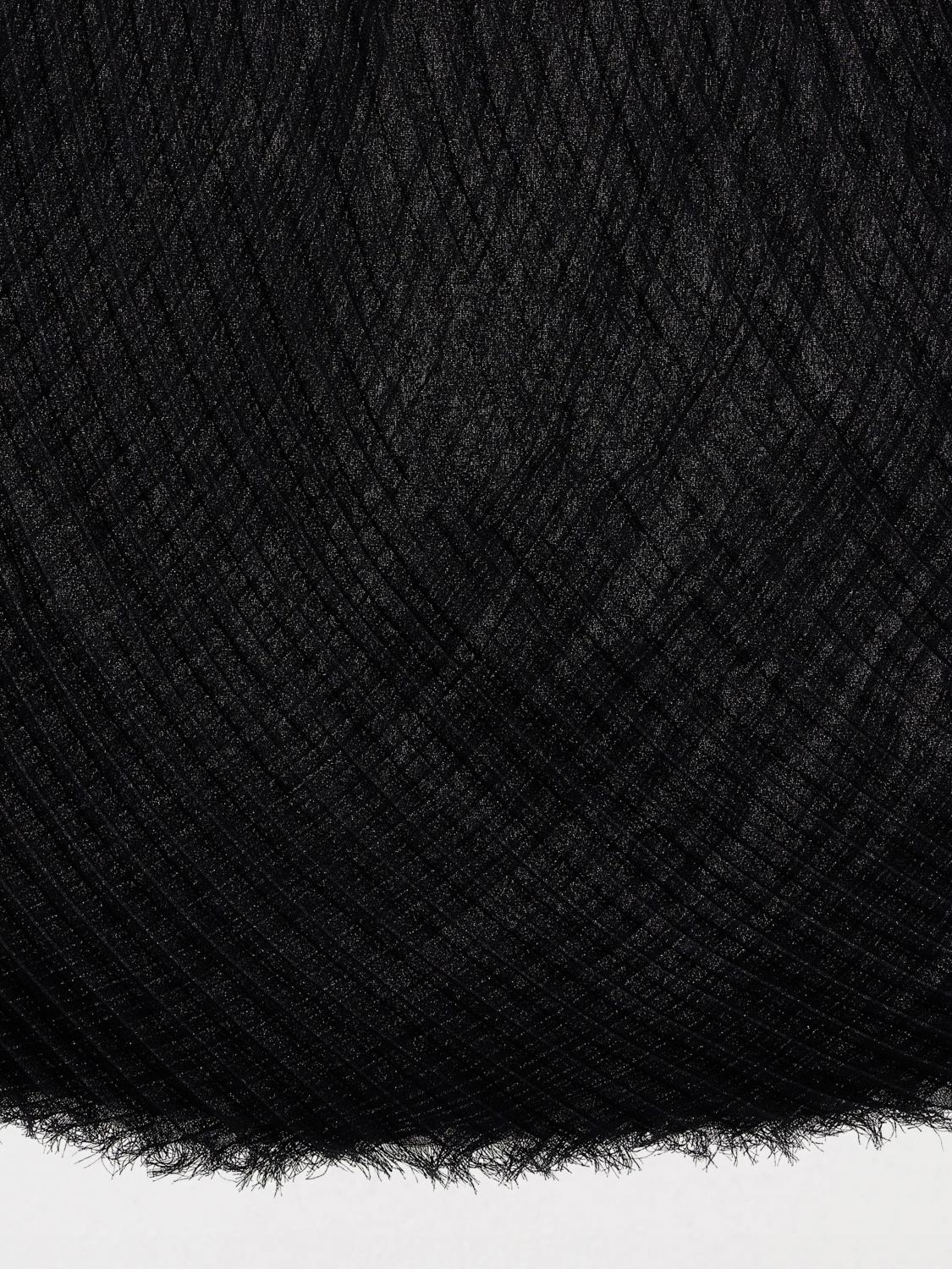 ISSEY MIYAKE BUFANDA: Bufanda mujer Issey Miyake, Negro - Img 2
