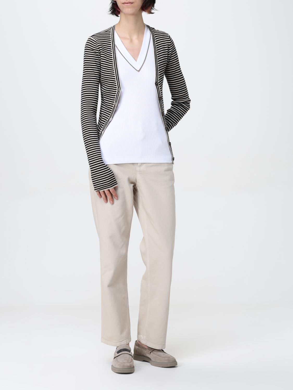 BRUNELLO CUCINELLI STRICKJACKE: Pullover damen Brunello Cucinelli, Schwarz - Img 2