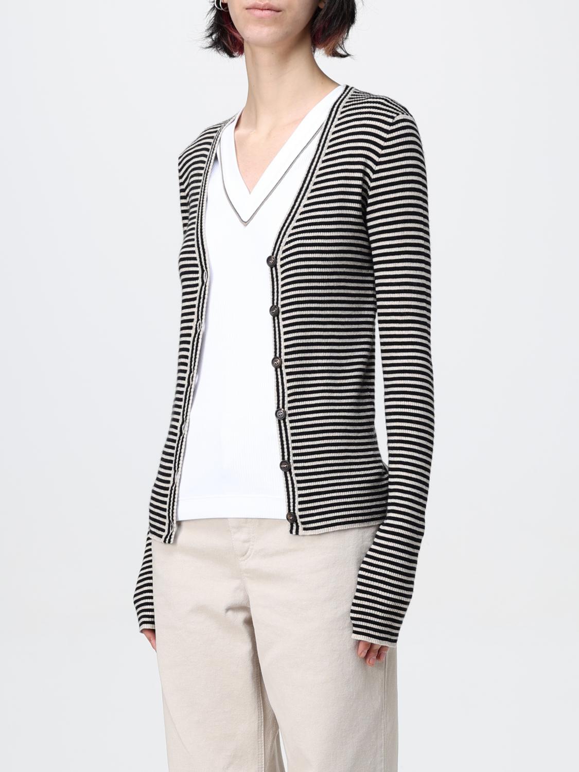 BRUNELLO CUCINELLI STRICKJACKE: Pullover damen Brunello Cucinelli, Schwarz - Img 4