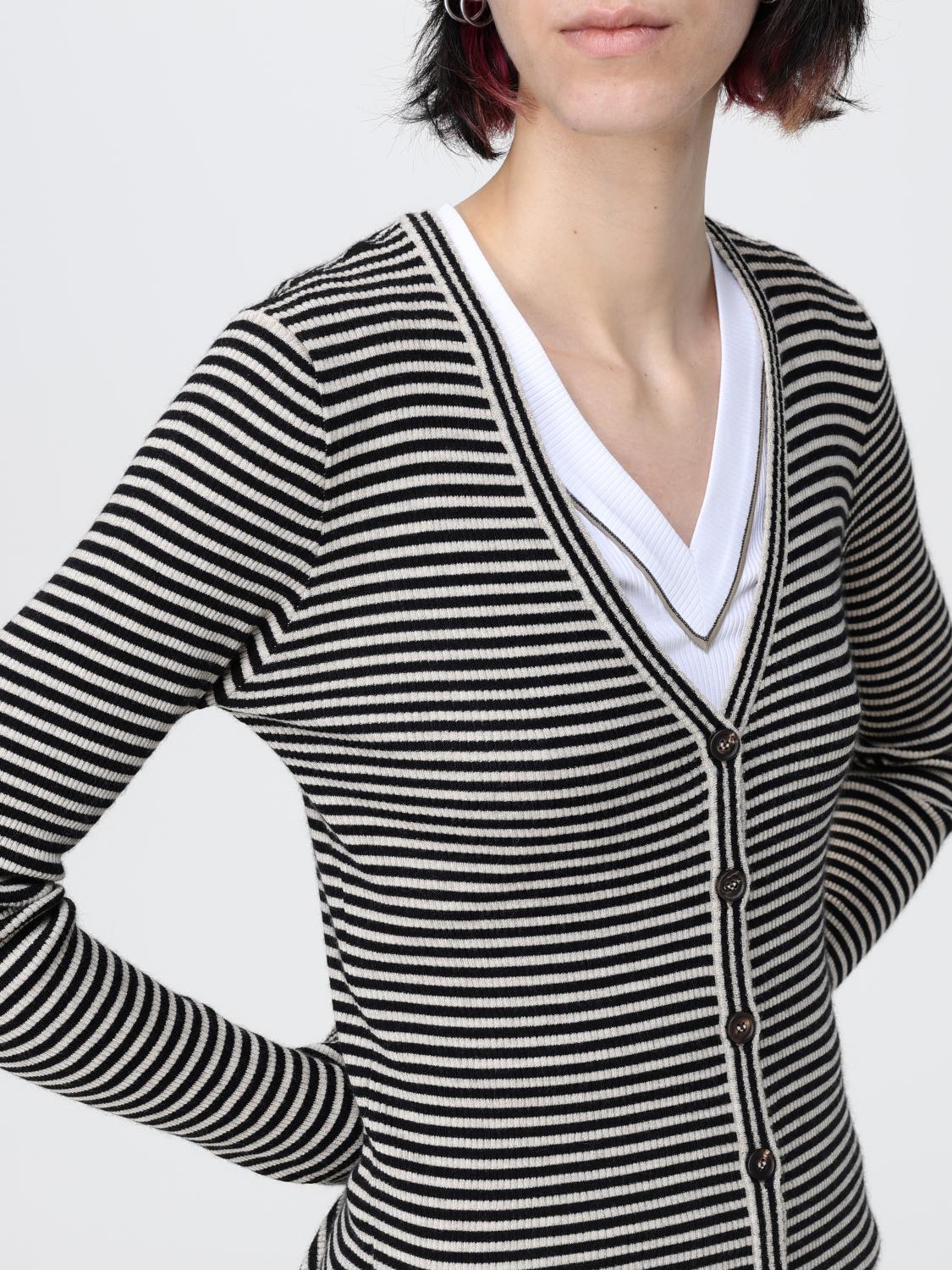 BRUNELLO CUCINELLI STRICKJACKE: Pullover damen Brunello Cucinelli, Schwarz - Img 5