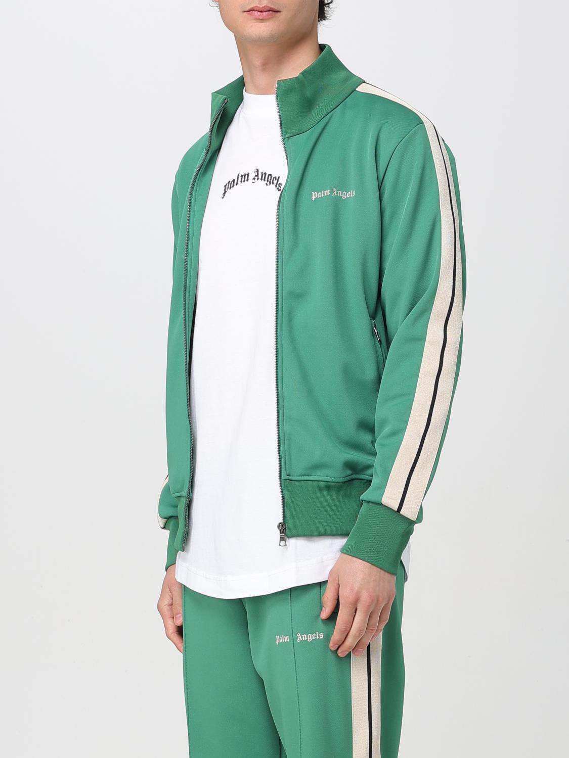 Palm Angels Sweatshirt men - Green | PMBD058S25FAB0015703 | GIGLIO.COM