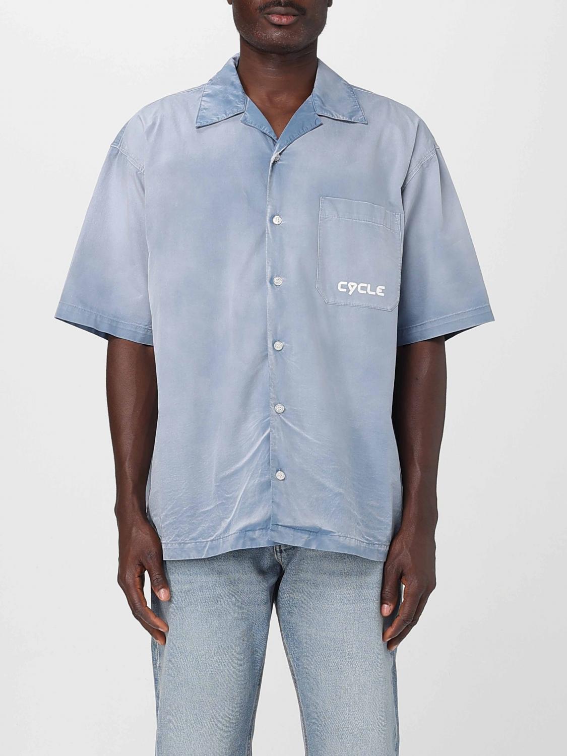 CYCLE CAMISA: Camisa hombre Cycle, Azul Oscuro - Img 1