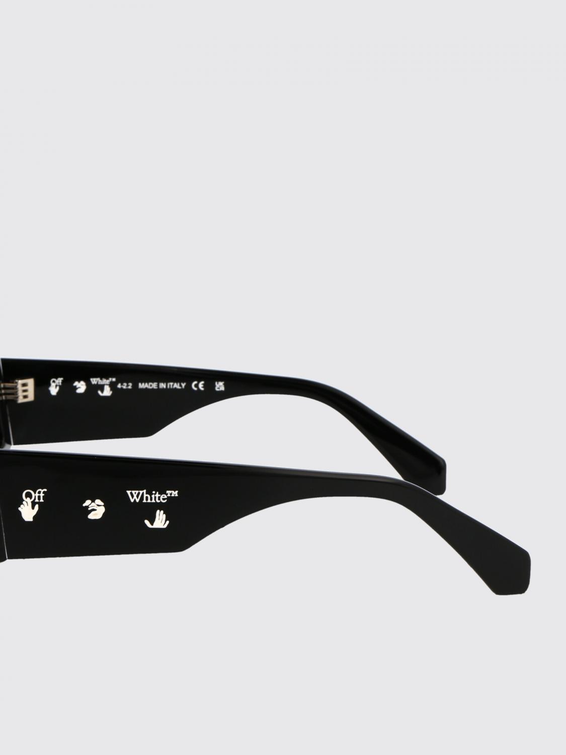 OFF-WHITE OCCHIALI DA SOLE: Occhiali da sole Andy Off-White in acetato , Nero - Img 4