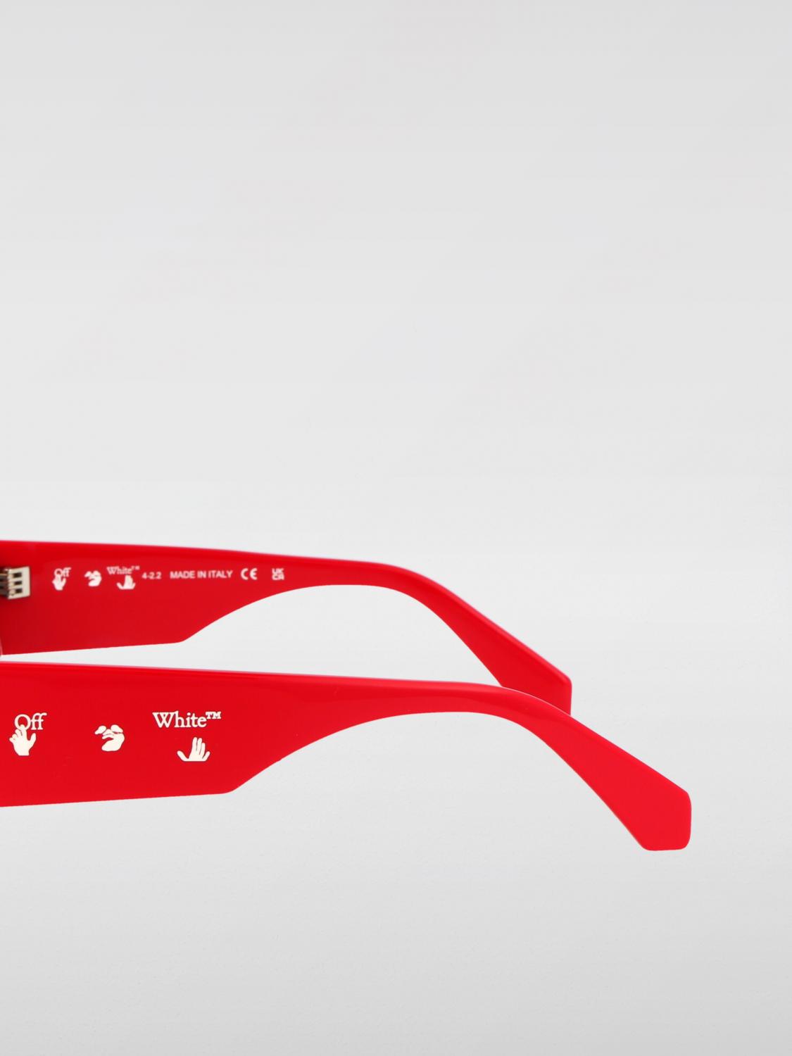 OFF-WHITE GAFAS DE SOL: Gafas de sol Andy Off-White de acetato, Rojo - Img 4