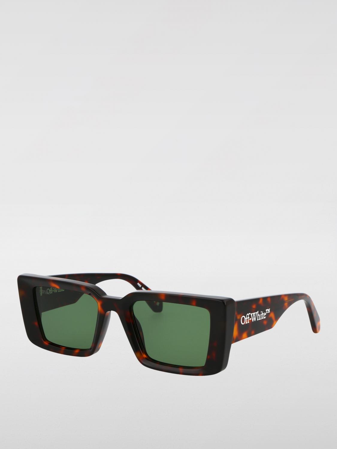 OFF-WHITE GAFAS DE SOL: Gafas de sol Savannah Off-White de acetato, Marrón - Img 1