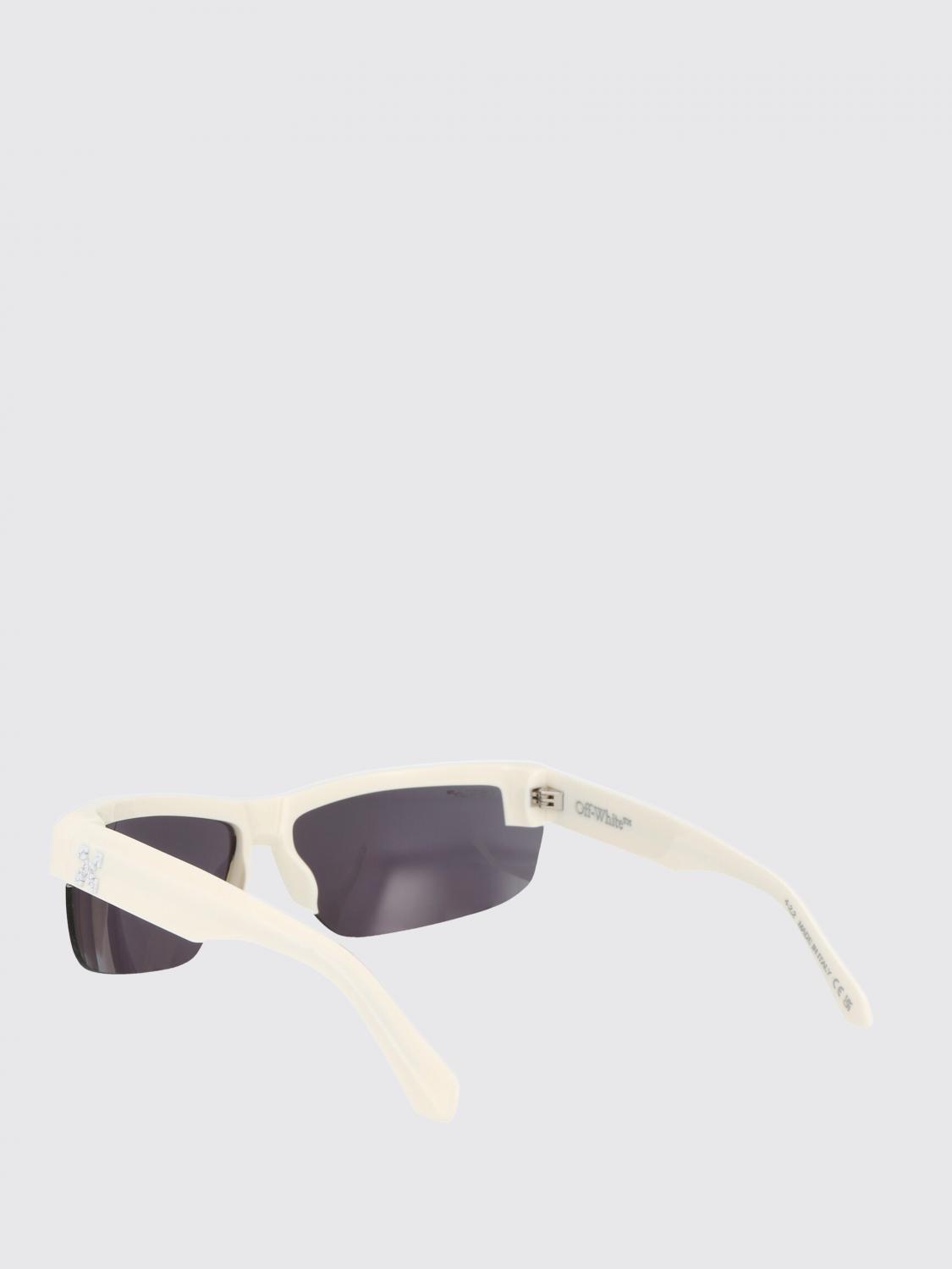 OFF-WHITE OCCHIALI DA SOLE: Occhiali da sole Toledo Off-White in acetato , Bianco - Img 3