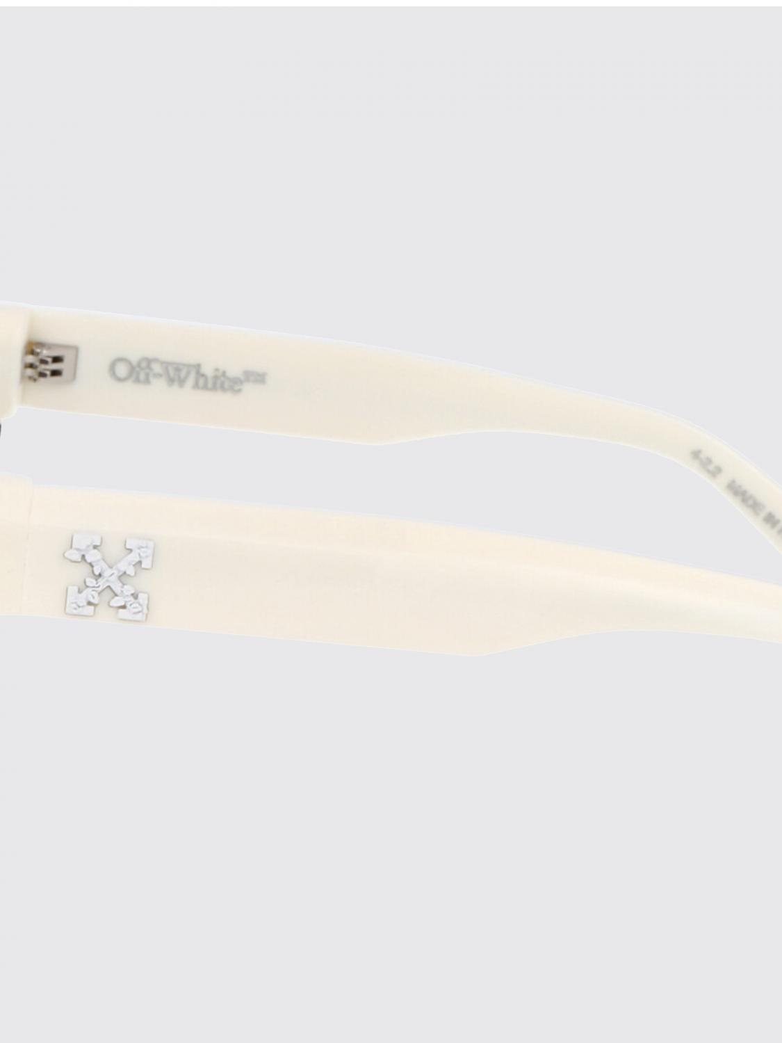 OFF-WHITE OCCHIALI DA SOLE: Occhiali da sole Toledo Off-White in acetato , Bianco - Img 4