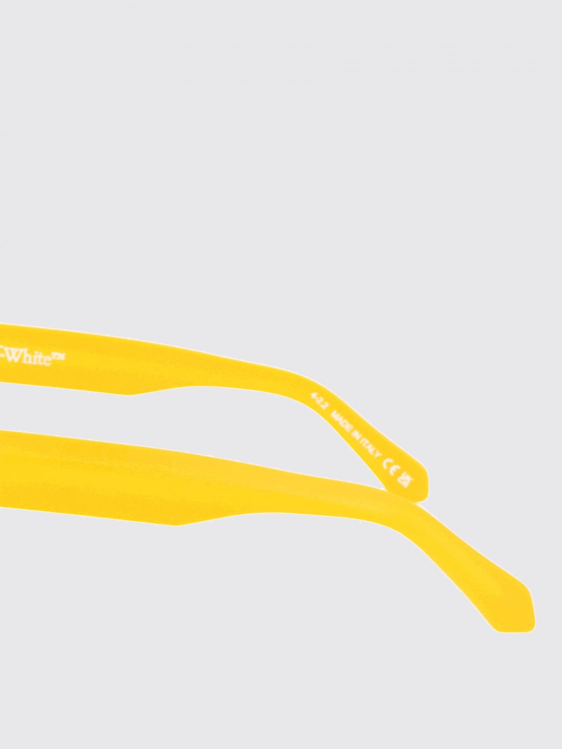 OFF-WHITE GAFAS DE SOL: Gafas de sol Toledo Off-White de acetato, Amarillo - Img 3