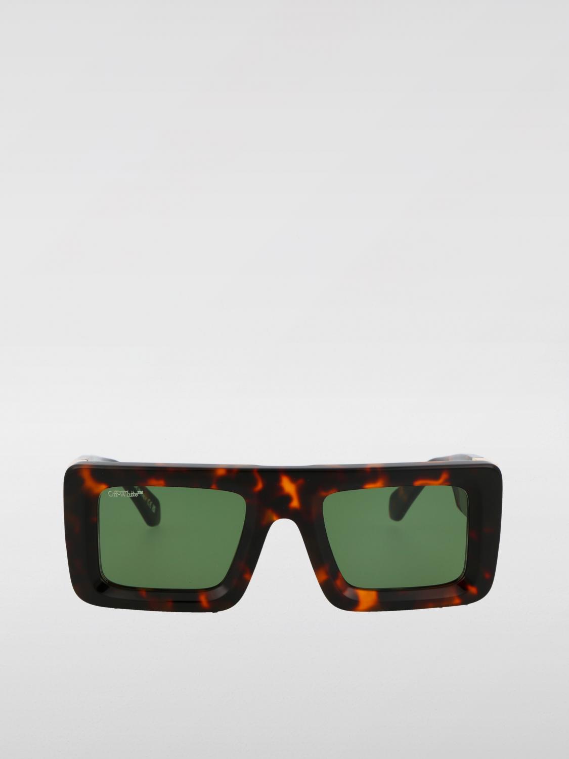 OFF-WHITE GAFAS DE SOL: Gafas de sol Leonardo Off-White de acetato, Marrón - Img 2