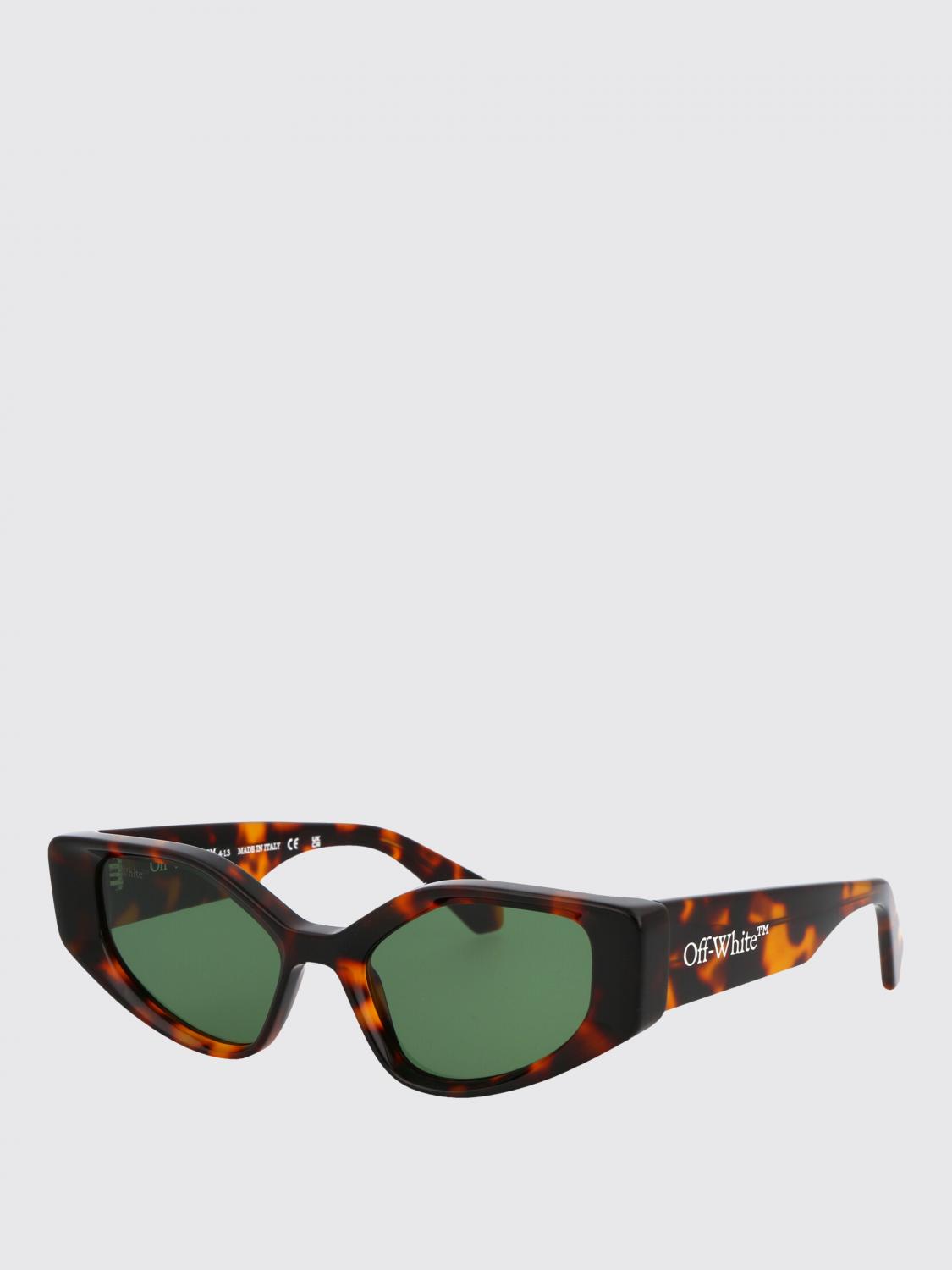 OFF-WHITE GAFAS DE SOL: Gafas de sol Memphis Off-White de acetato, Marrón - Img 1