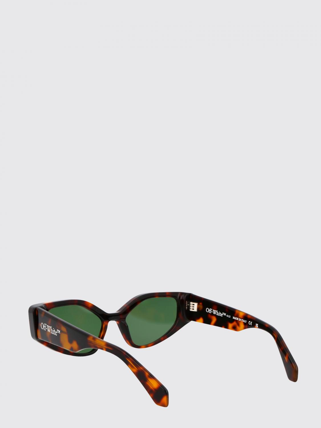 OFF-WHITE GAFAS DE SOL: Gafas de sol Memphis Off-White de acetato, Marrón - Img 3