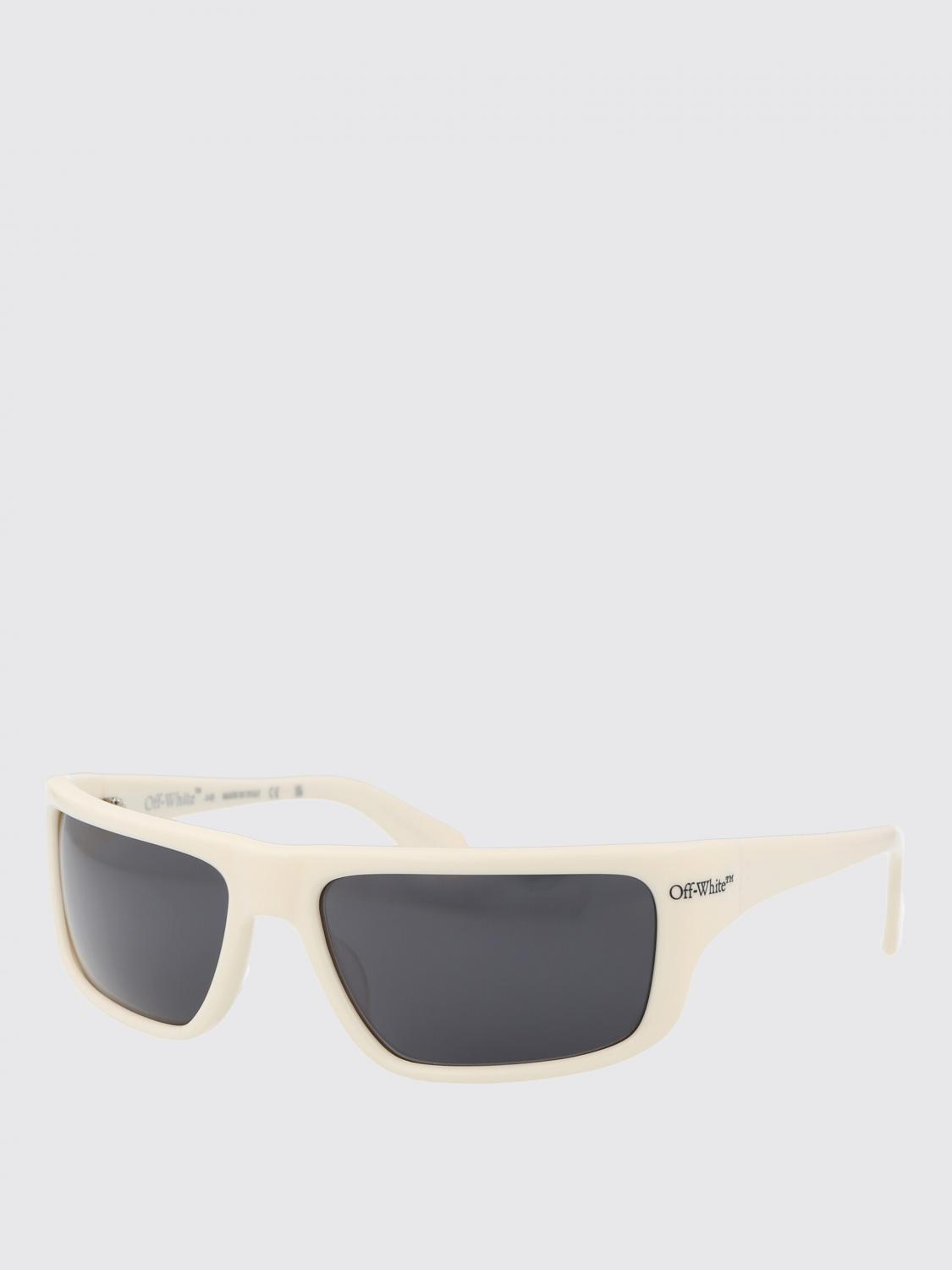 OFF-WHITE OCCHIALI DA SOLE: Occhiali da sole Bologna Off-White in acetato , Bianco - Img 1