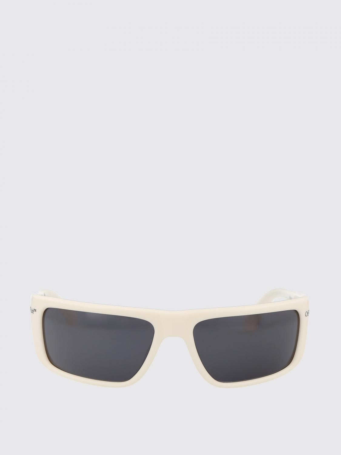 OFF-WHITE OCCHIALI DA SOLE: Occhiali da sole Bologna Off-White in acetato , Bianco - Img 2