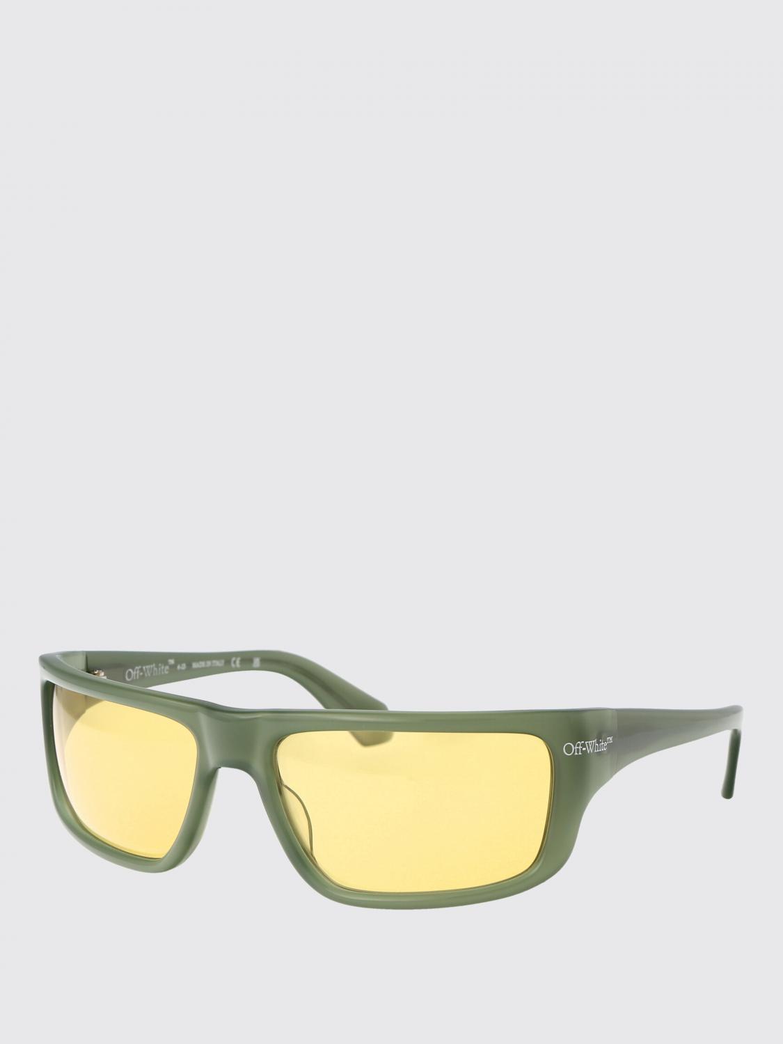 OFF-WHITE OCCHIALI DA SOLE: Occhiali da sole Bologna Off-White in acetato , Verde - Img 1